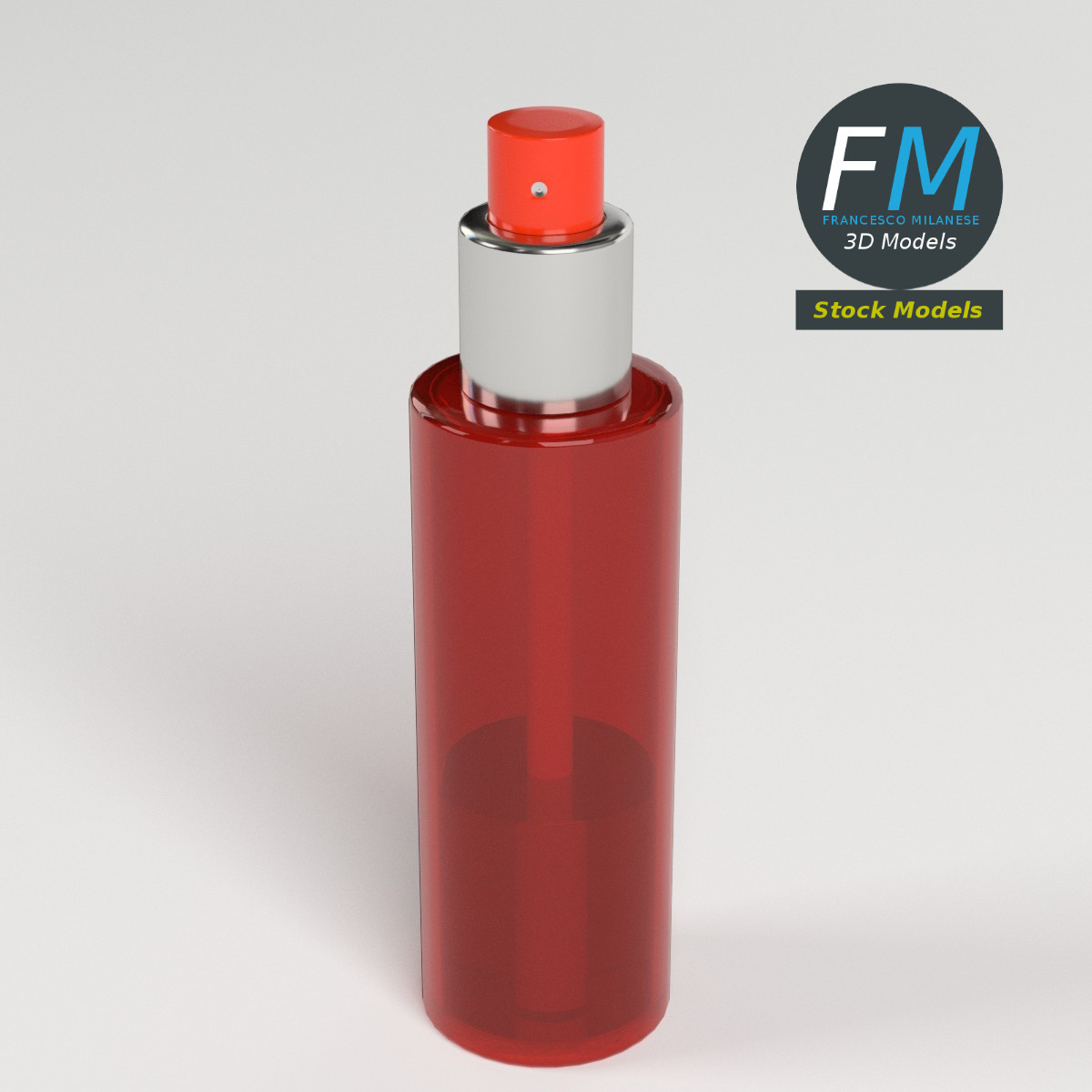 3D-Modell - Kosmetik-Sprühflasche - 02