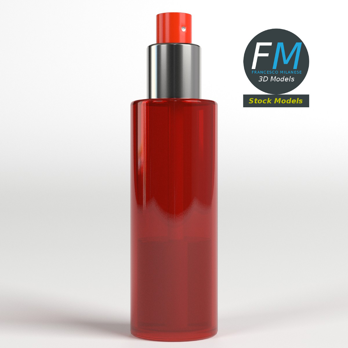 3D-Modell - Kosmetik-Sprühflasche - 03