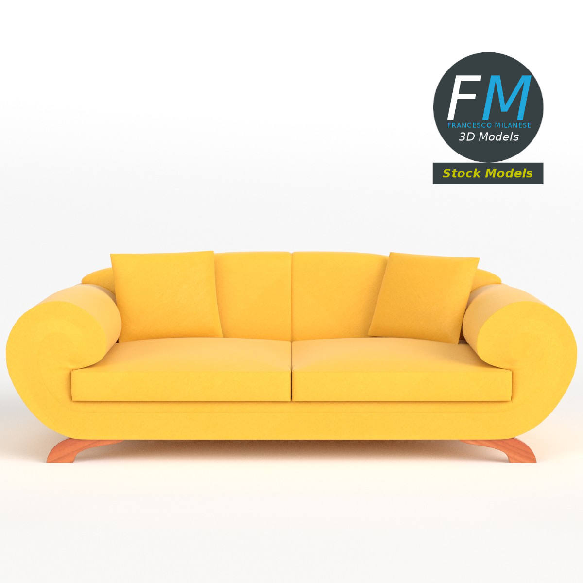 3D-Modell - Sofa - 03