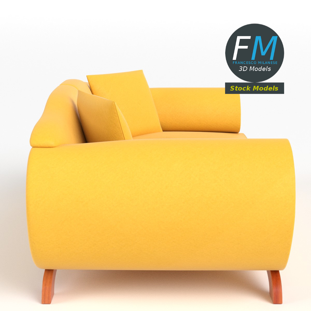 3D-Modell - Sofa - 04