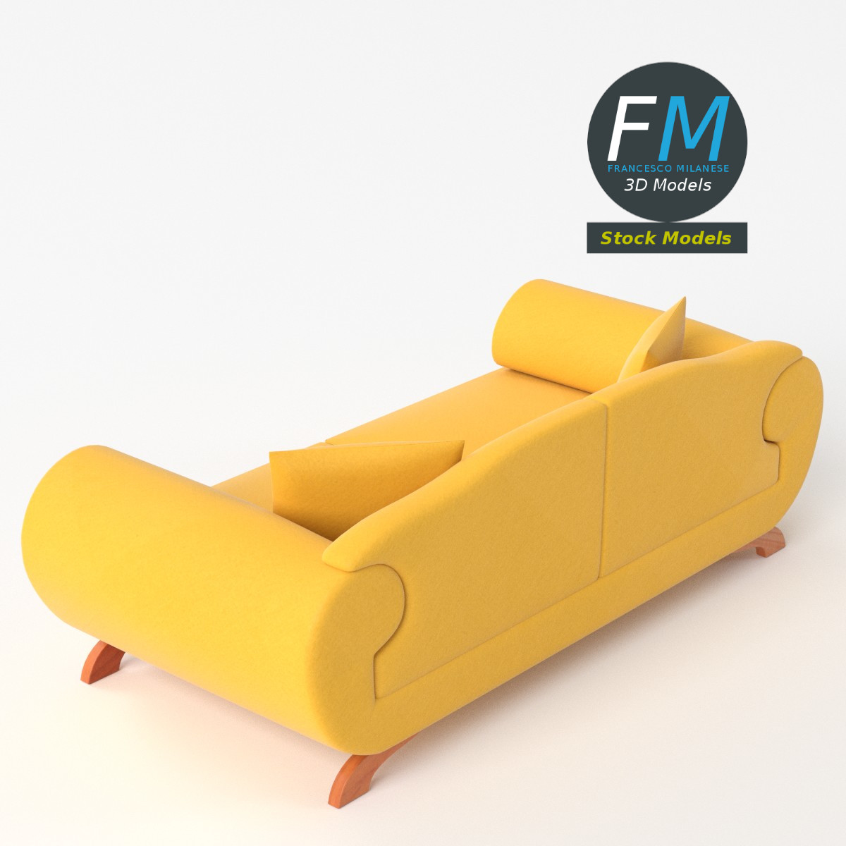 3D-Modell - Sofa - 05