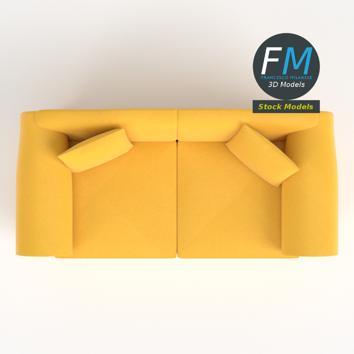 3D-Modell - Sofa - 06