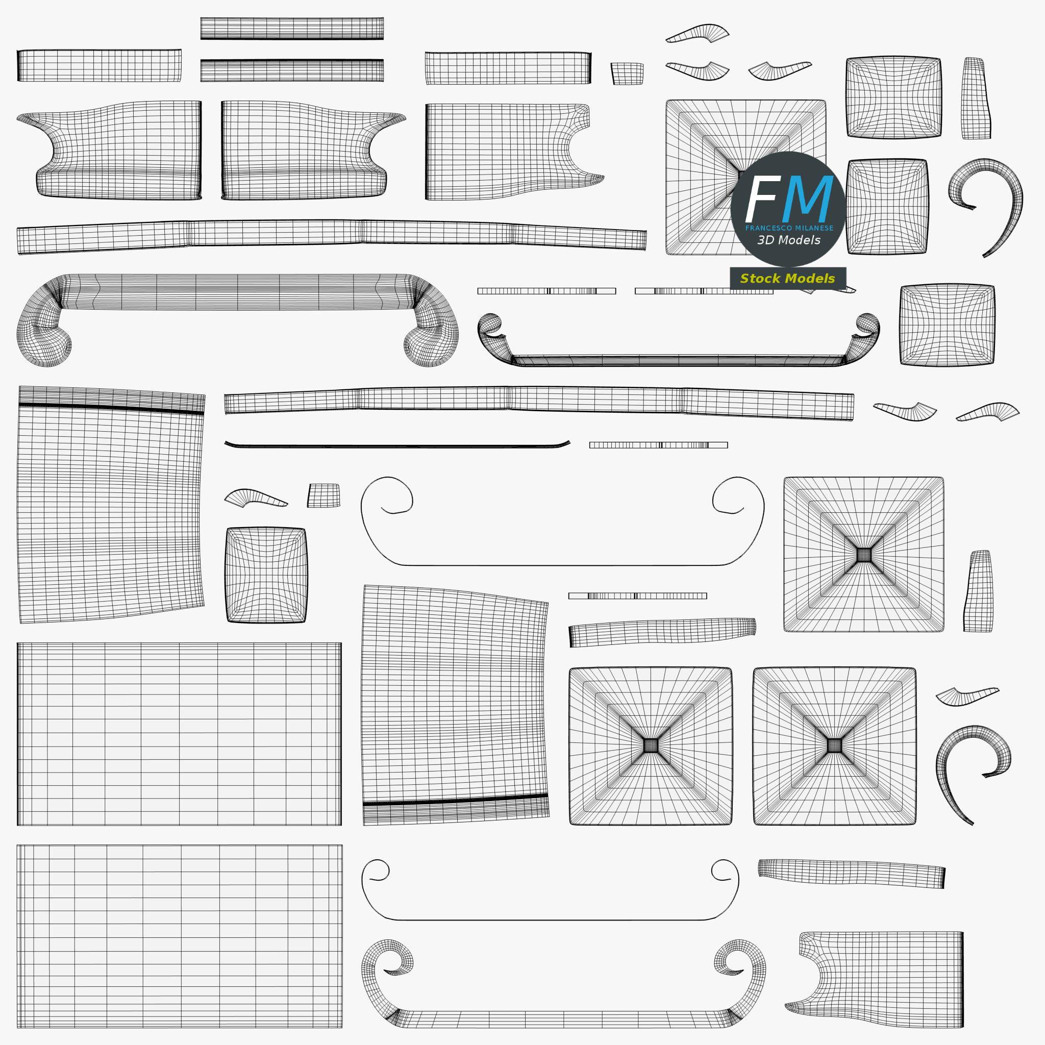 3D-Modell - Sofa - 11 3D-Modell - Sofa - 11