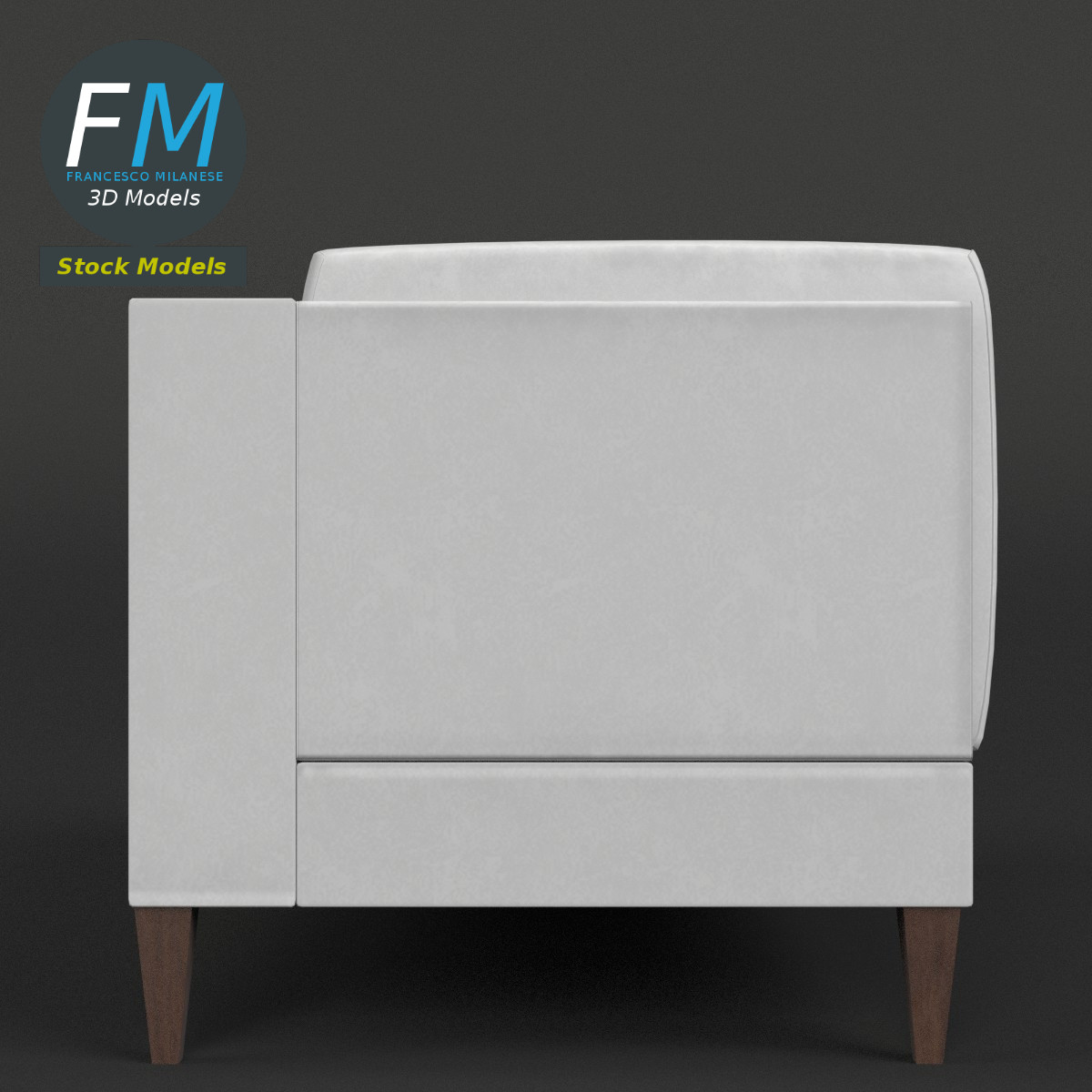 3D-Modell - Sofa - 04
