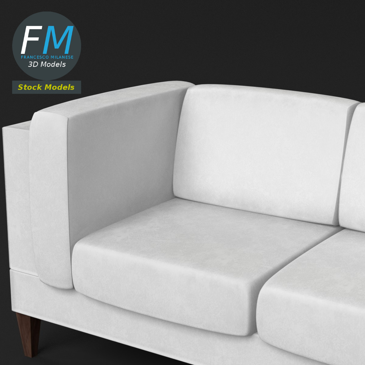 3D-Modell - Sofa - 05