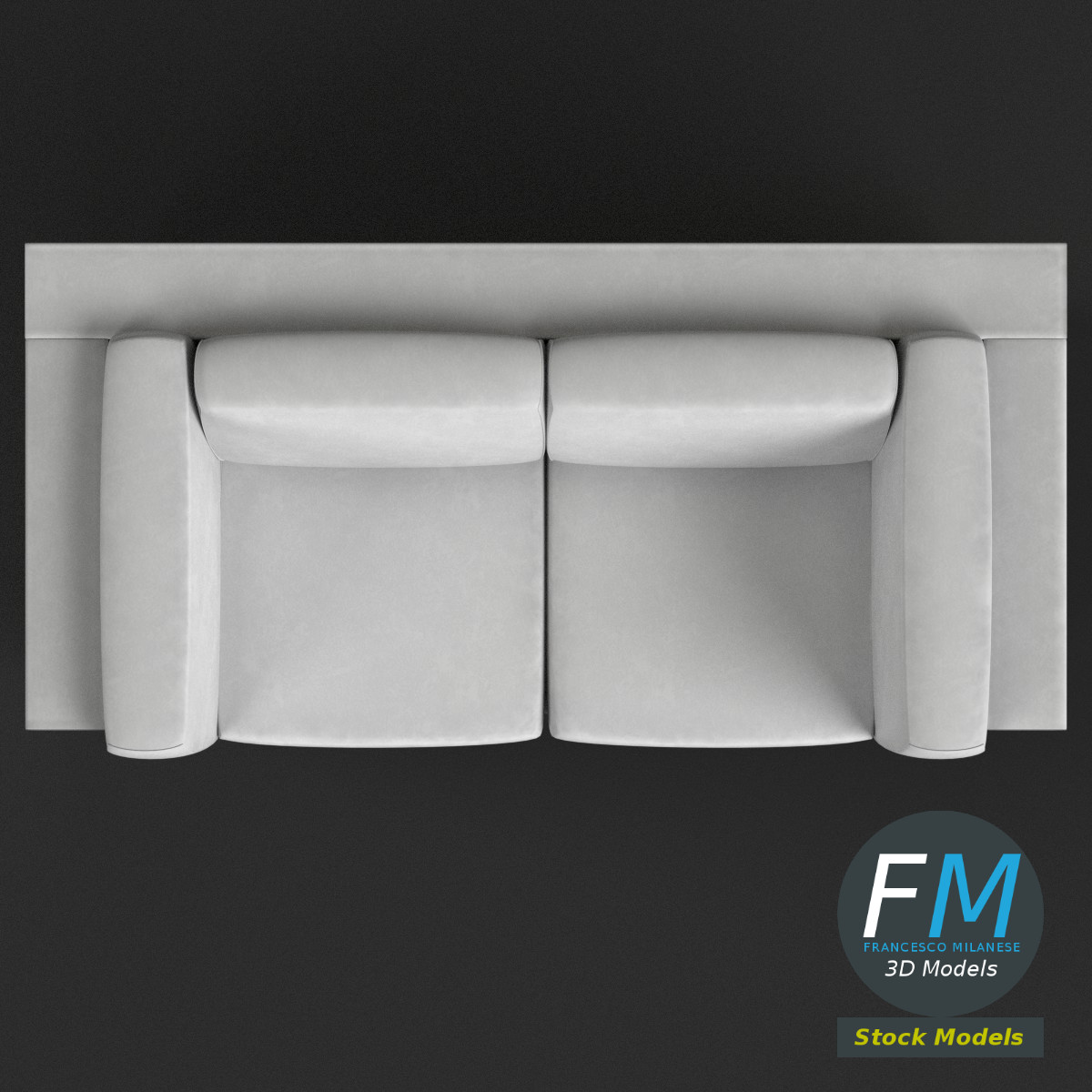 3D-Modell - Sofa - 06
