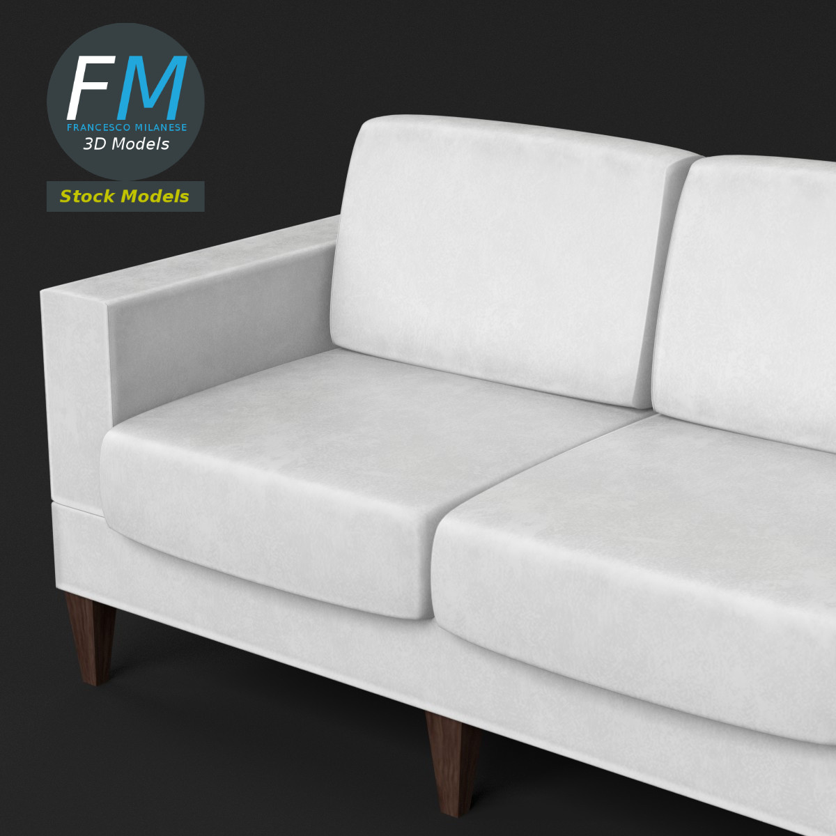 3D-Modell - Sofa - 05