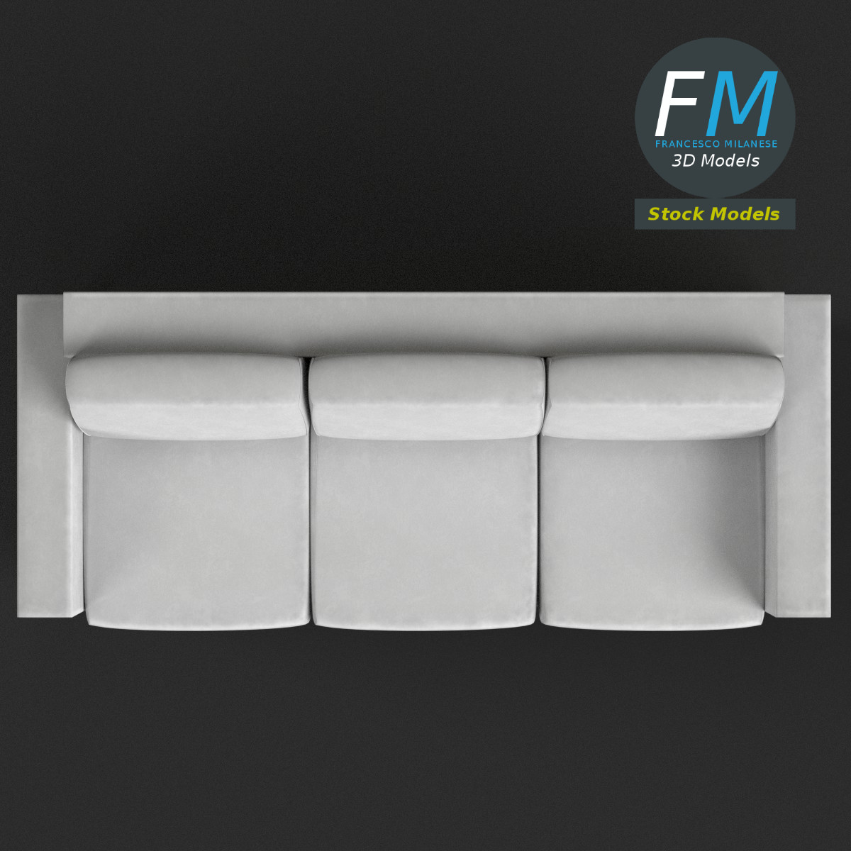 3D-Modell - Sofa - 06