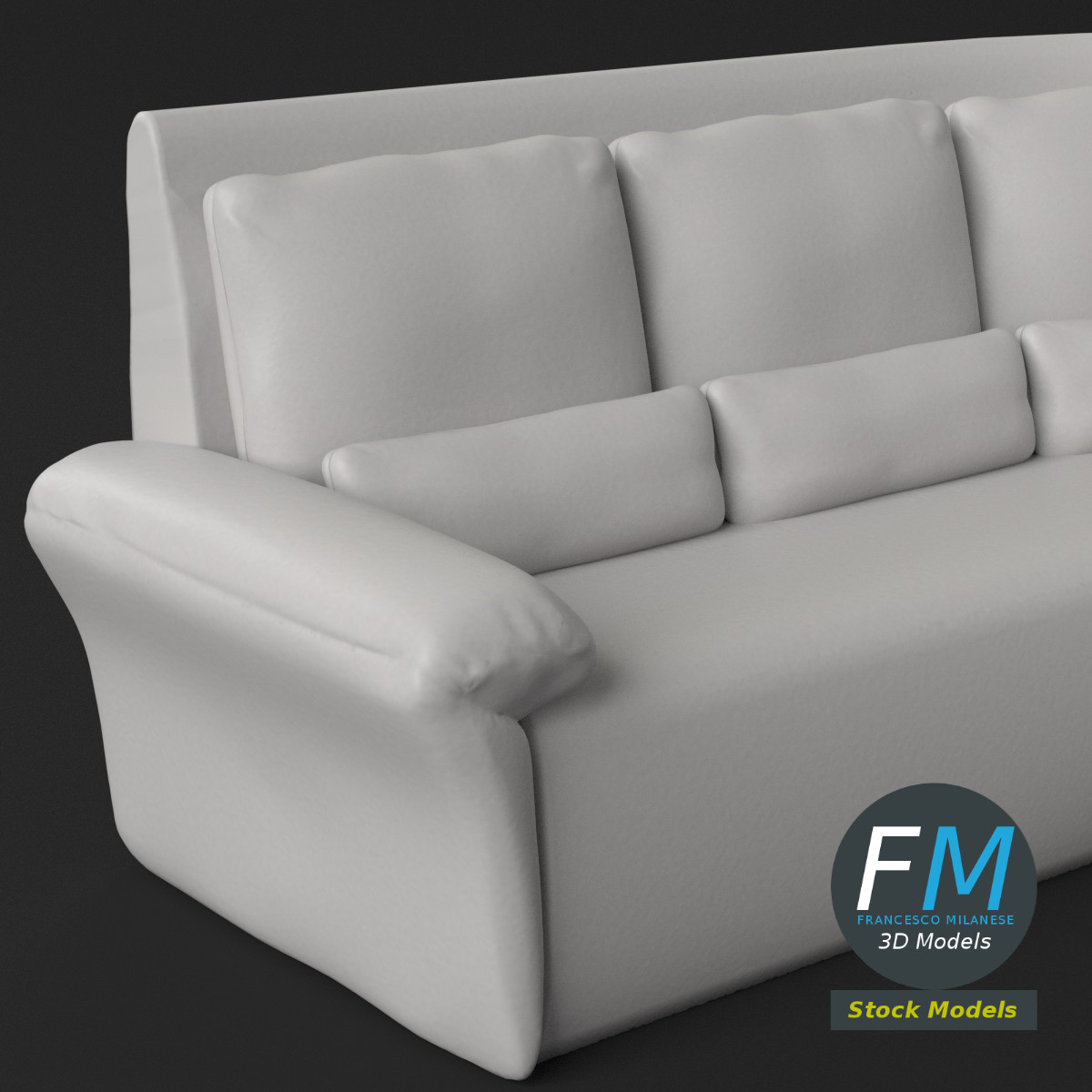 3D-Modell - Ecksofa - 05
