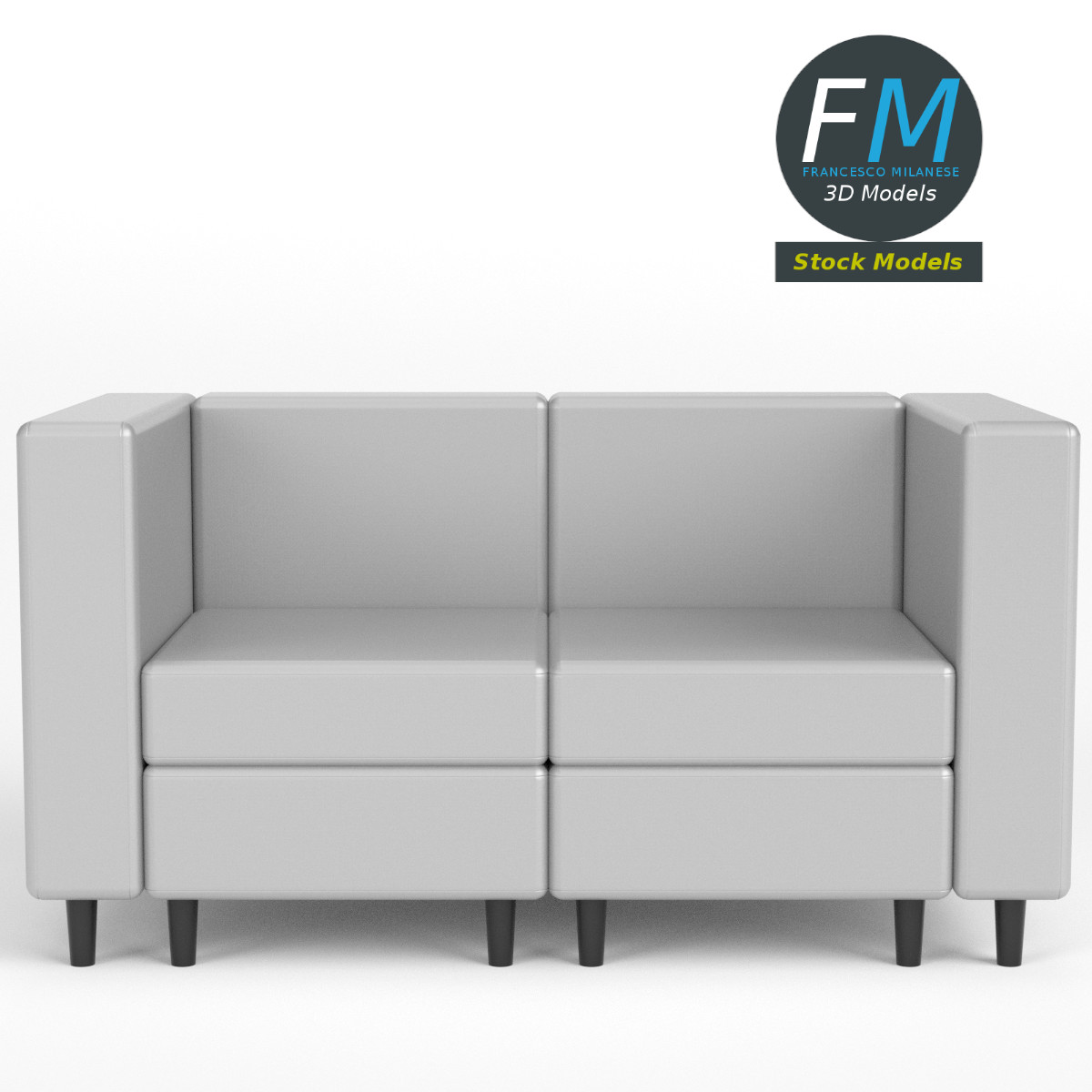 3D-Modell - Sofa - 03