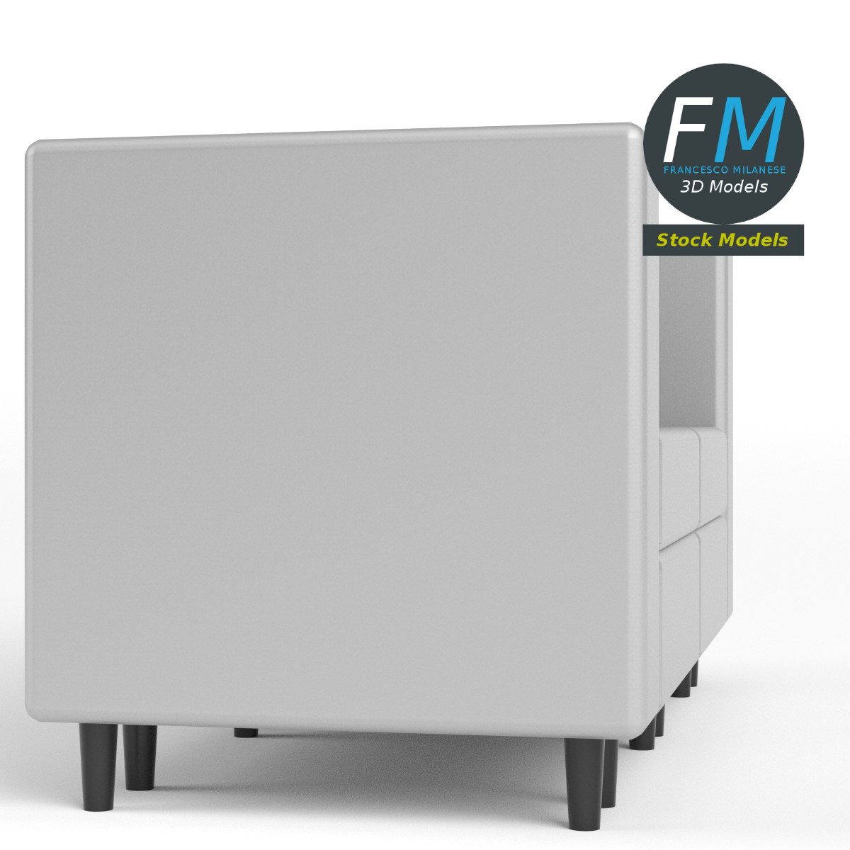 3D-Modell - Sofa - 04