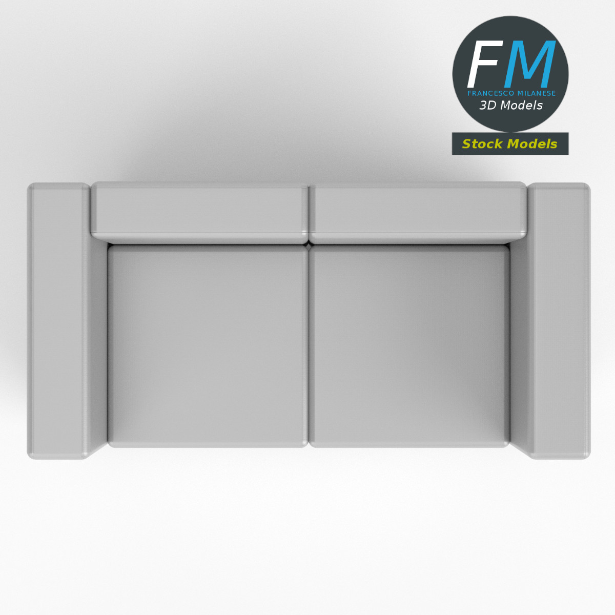 3D-Modell - Sofa - 06
