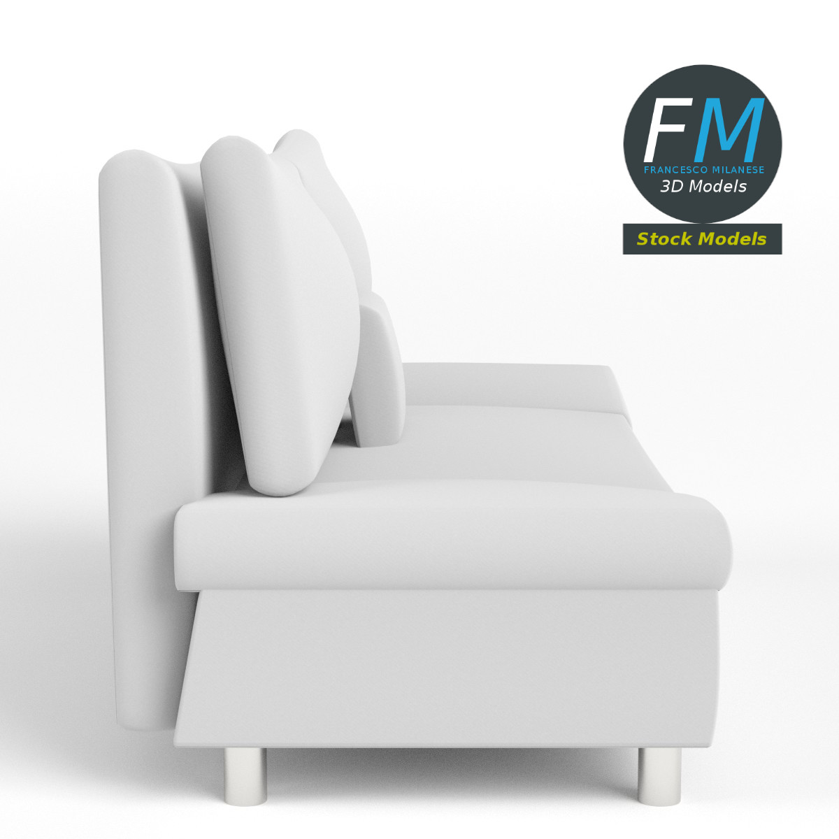 3D-Modell - Sofa - 04