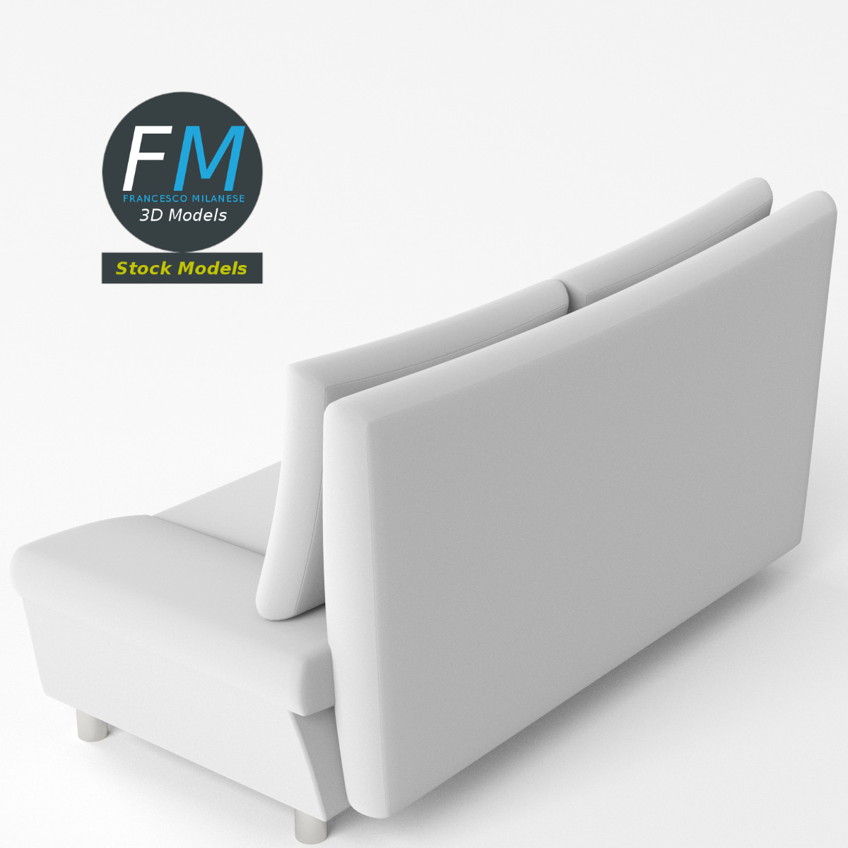 3D-Modell - Sofa - 05