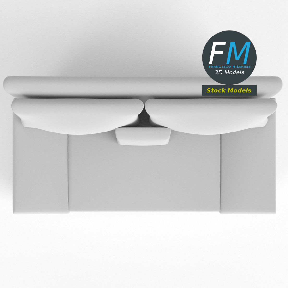 3D-Modell - Sofa - 06