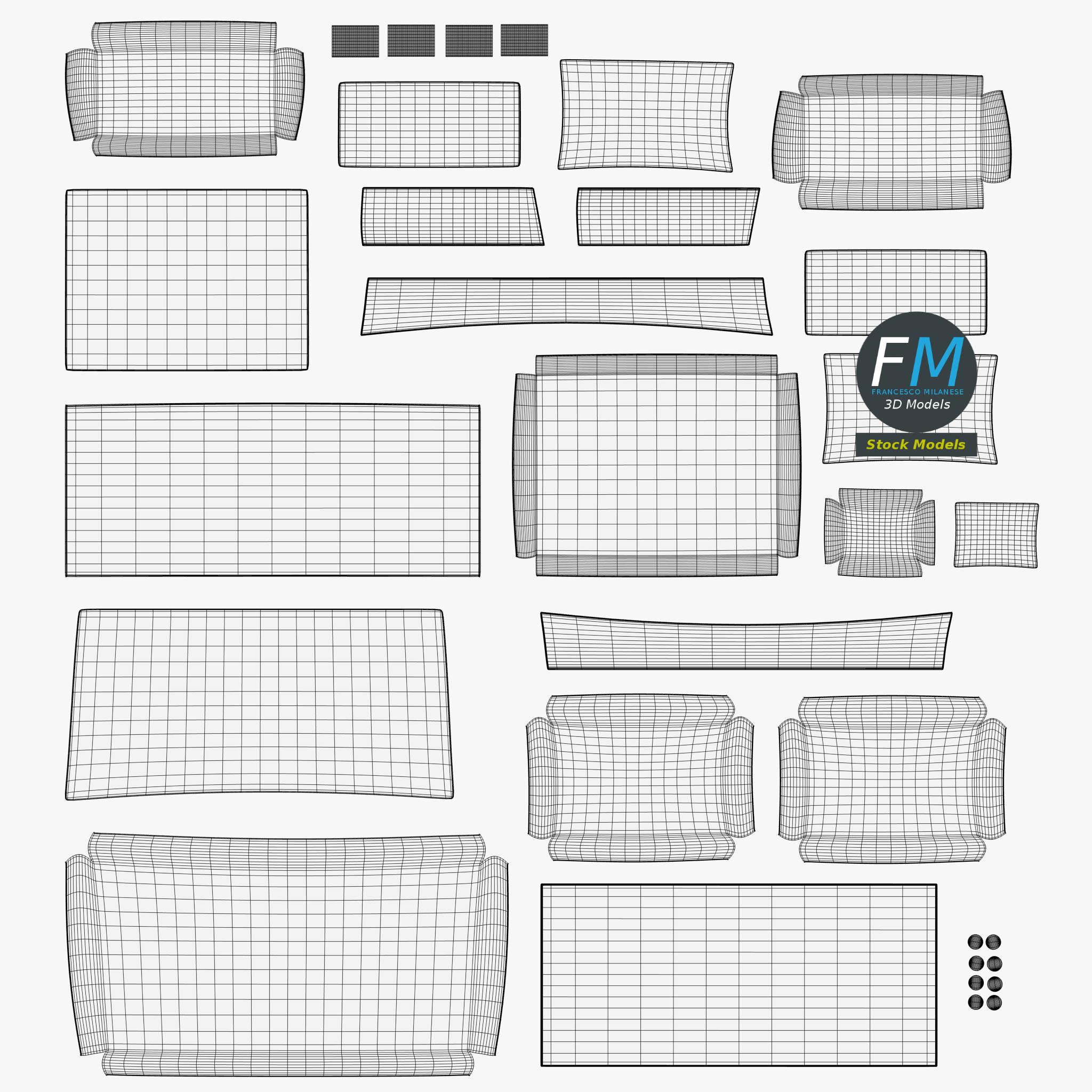 3D-Modell - Sofa - 11 3D-Modell - Sofa - 11