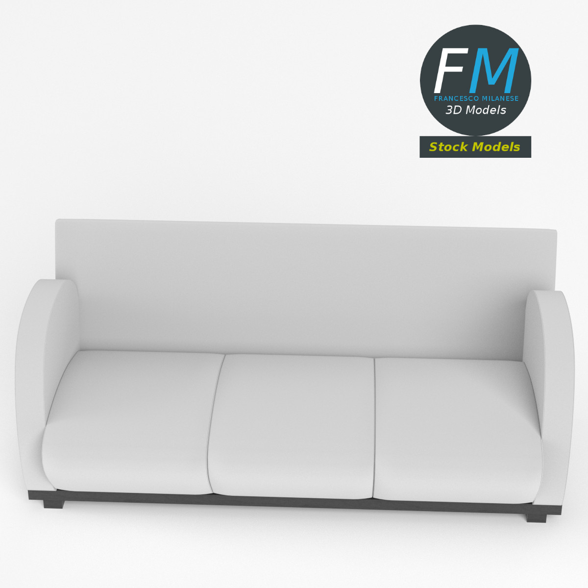 3D-Modell - Sofa - 02