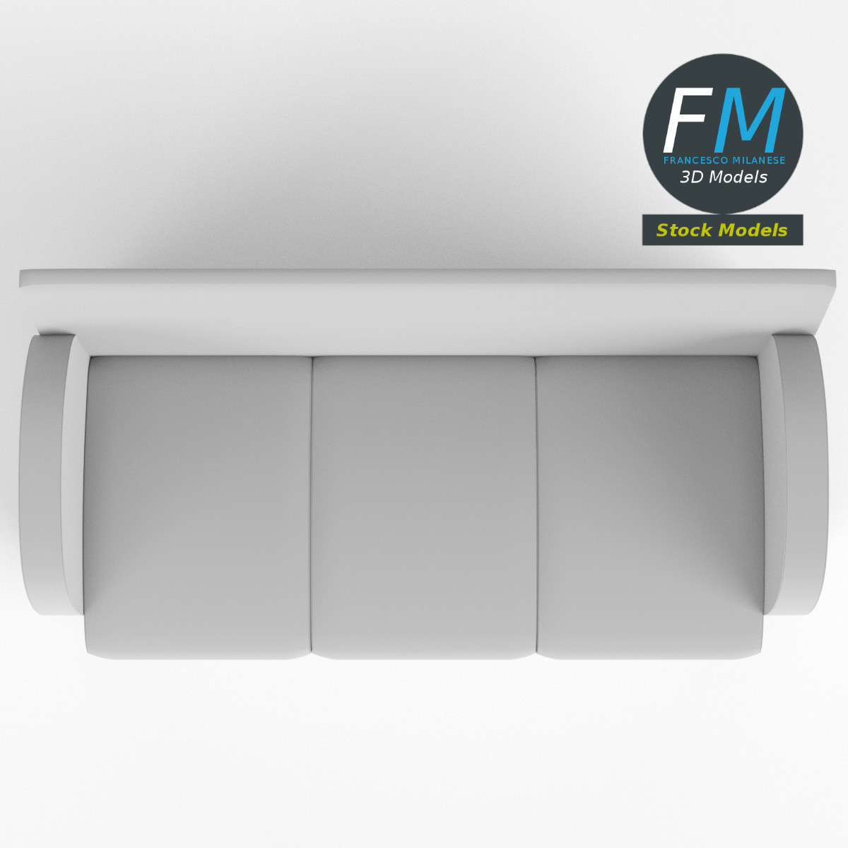 3D-Modell - Sofa - 06