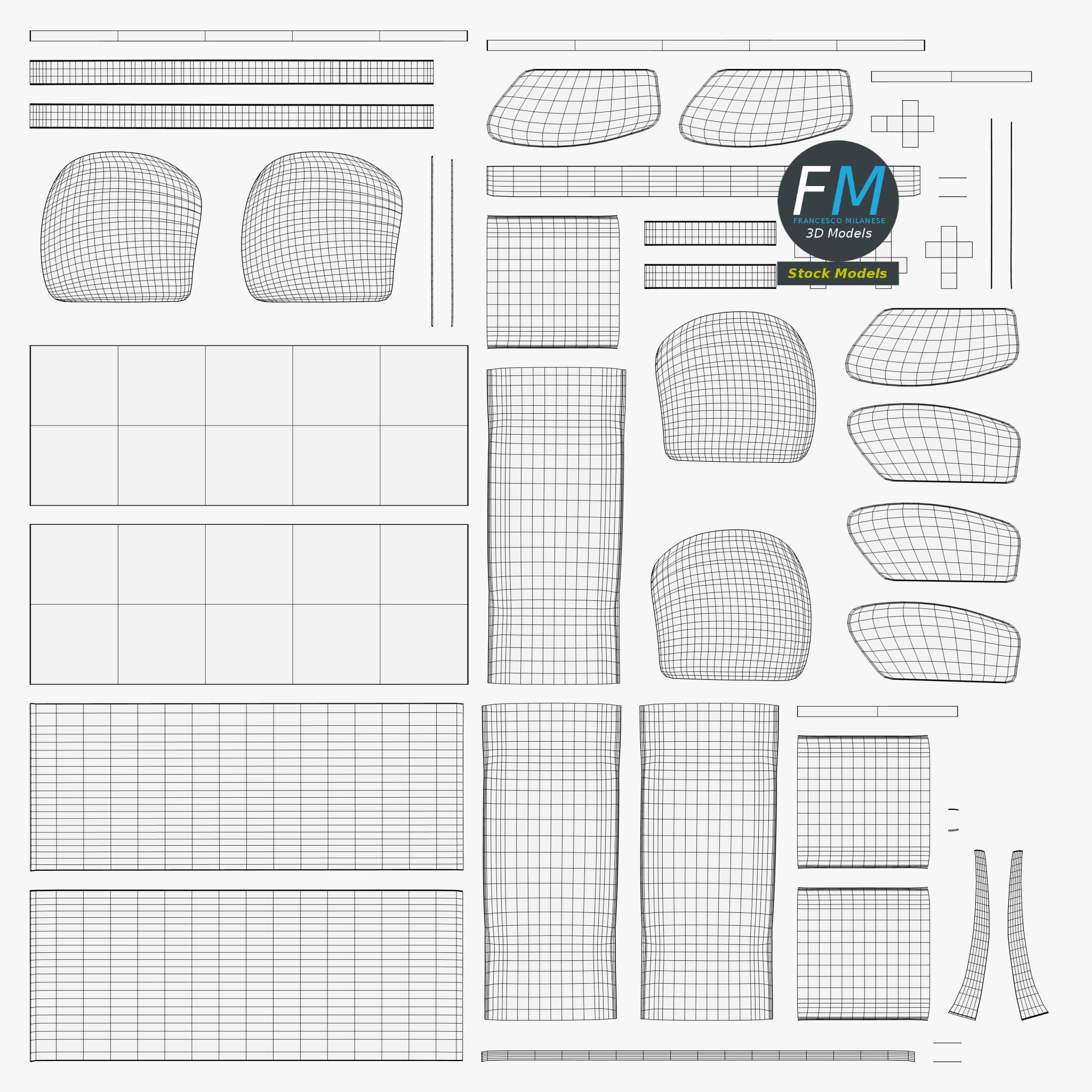 3D-Modell - Sofa - 11 3D-Modell - Sofa - 11
