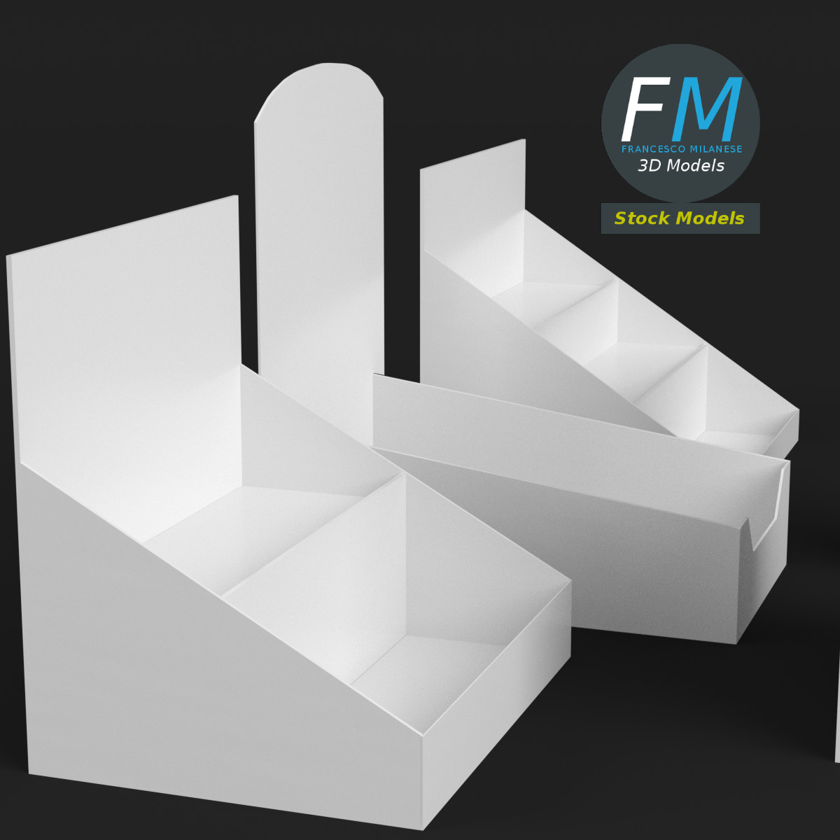 3D-Modell - Thekenaufsteller-Mockups - 04