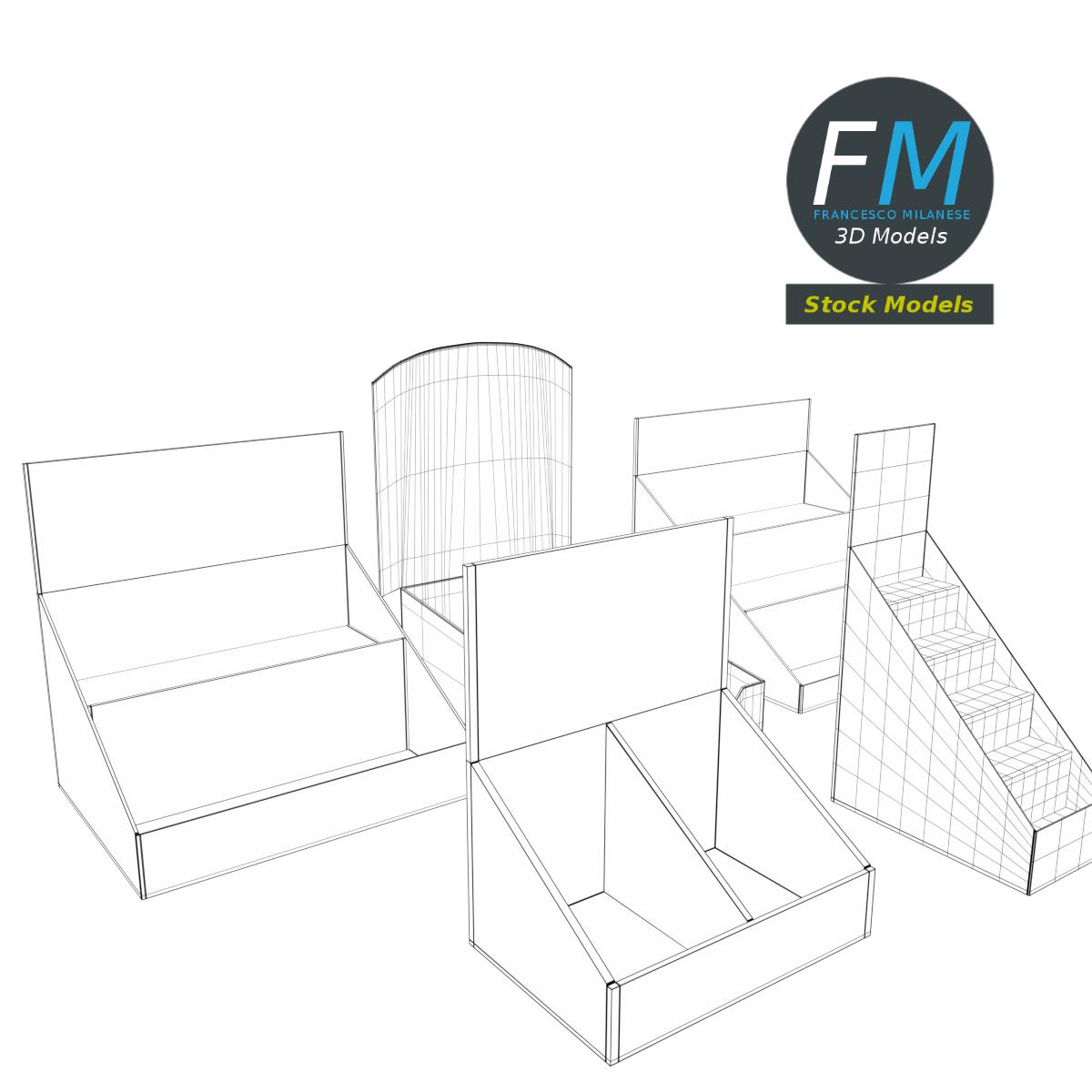 3D-Modell - Thekenaufsteller-Mockups - 07