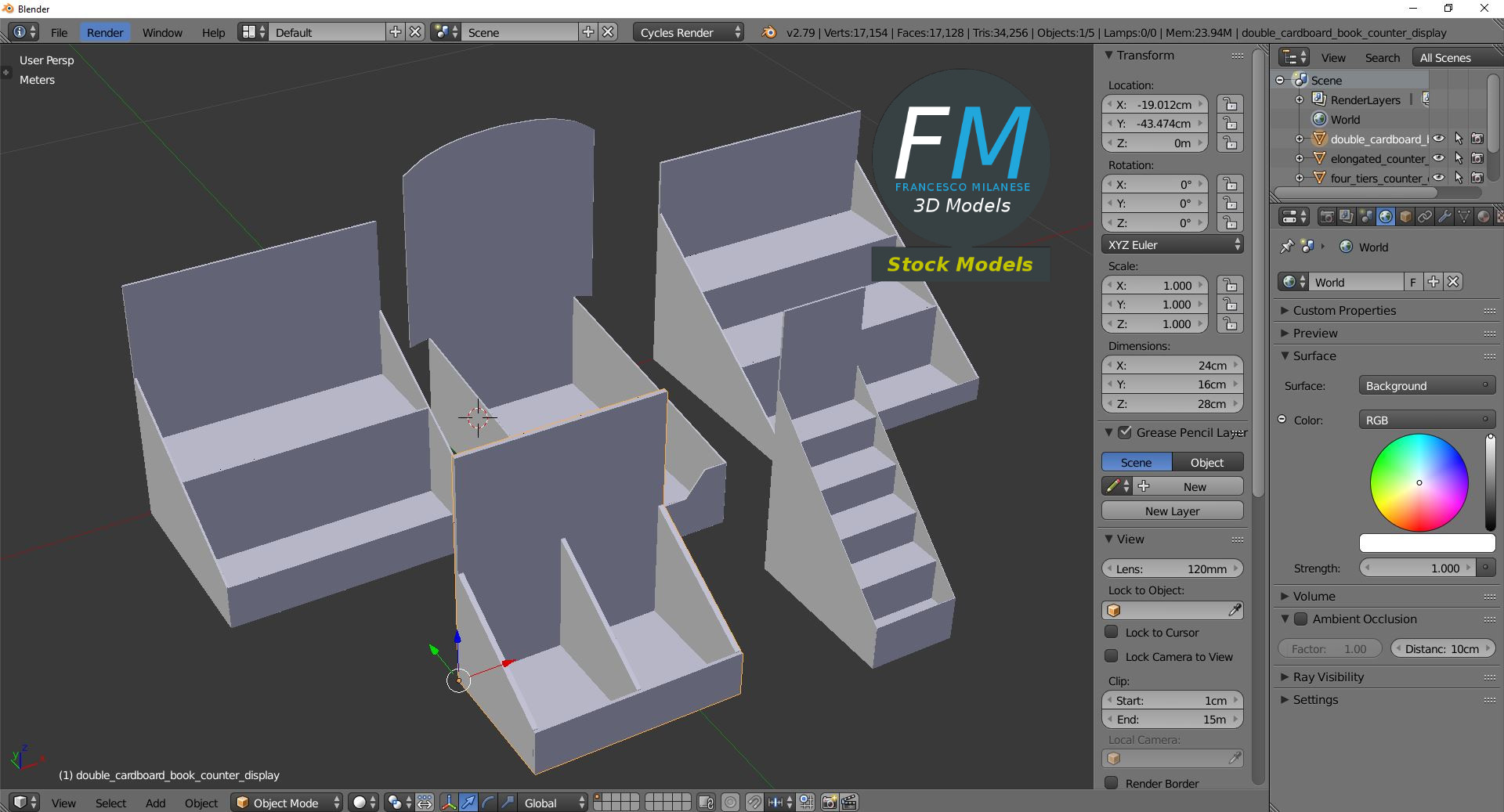 3D-Modell - Thekenaufsteller-Mockups - 09