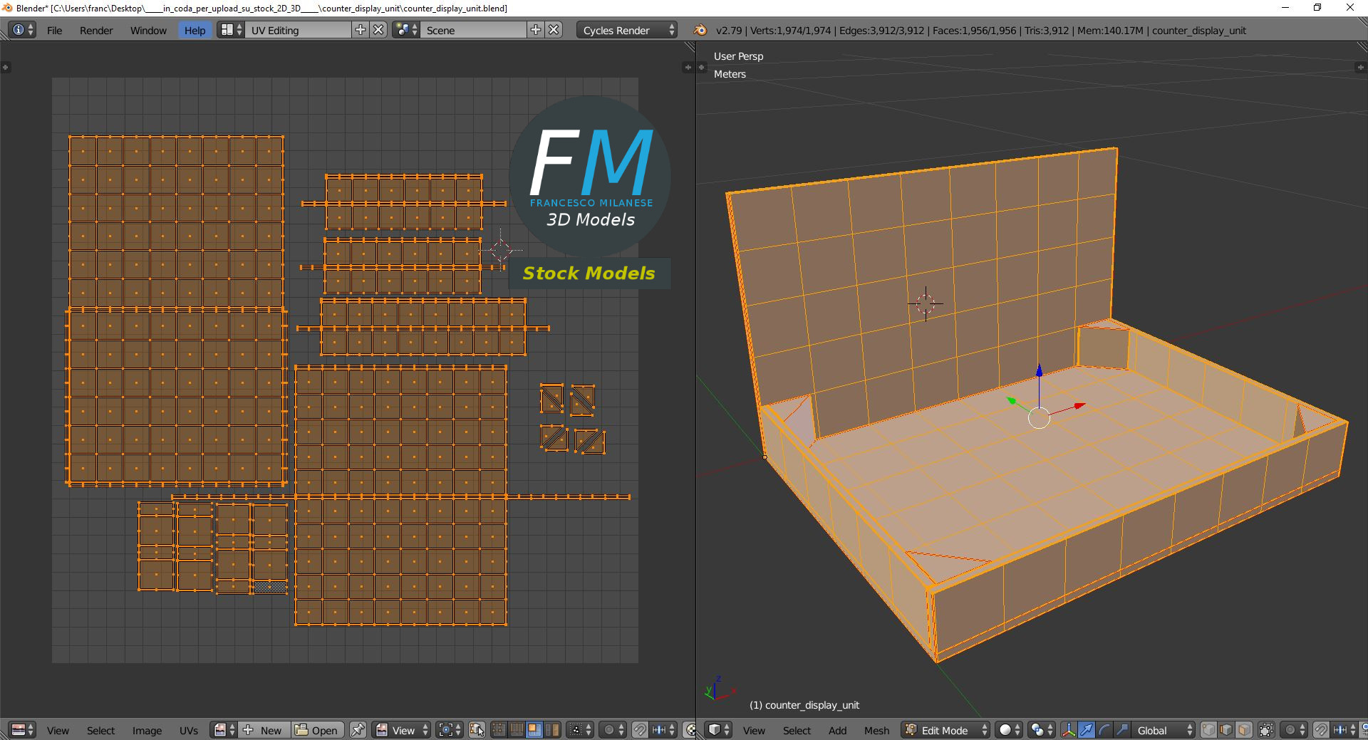 3D-Modell - Thekenaufsteller - 10