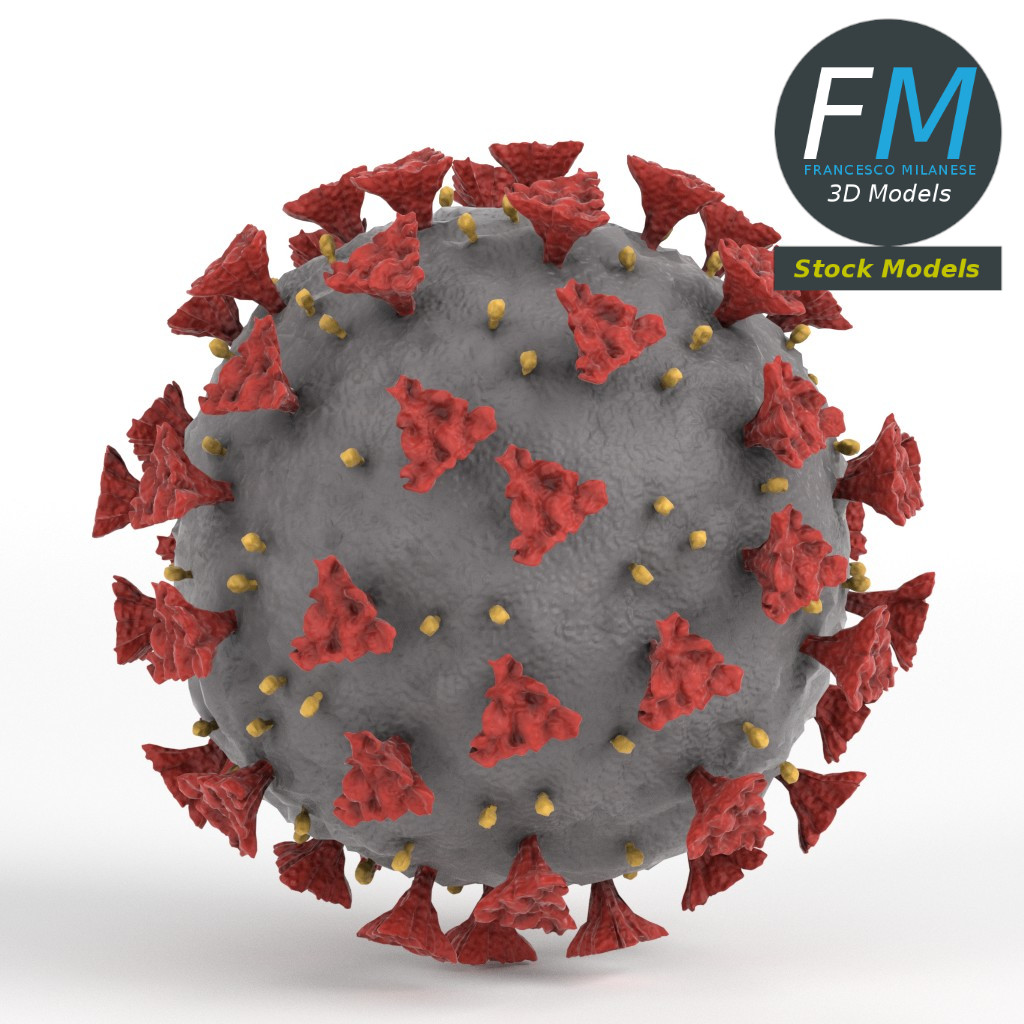 3D-Modell - COVID-19-Coronavirus - 03