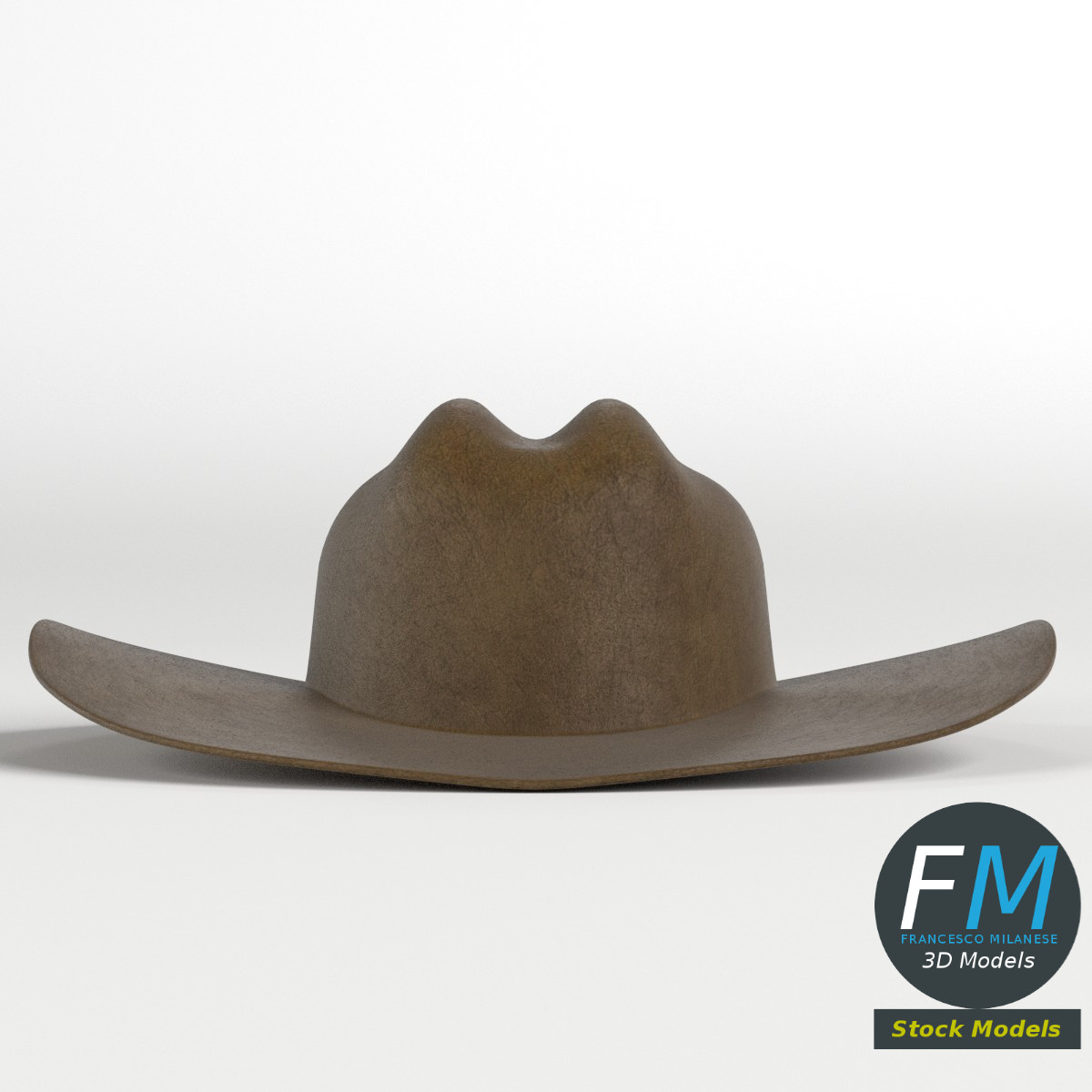 3D-Modell - Cowboyhut - 03