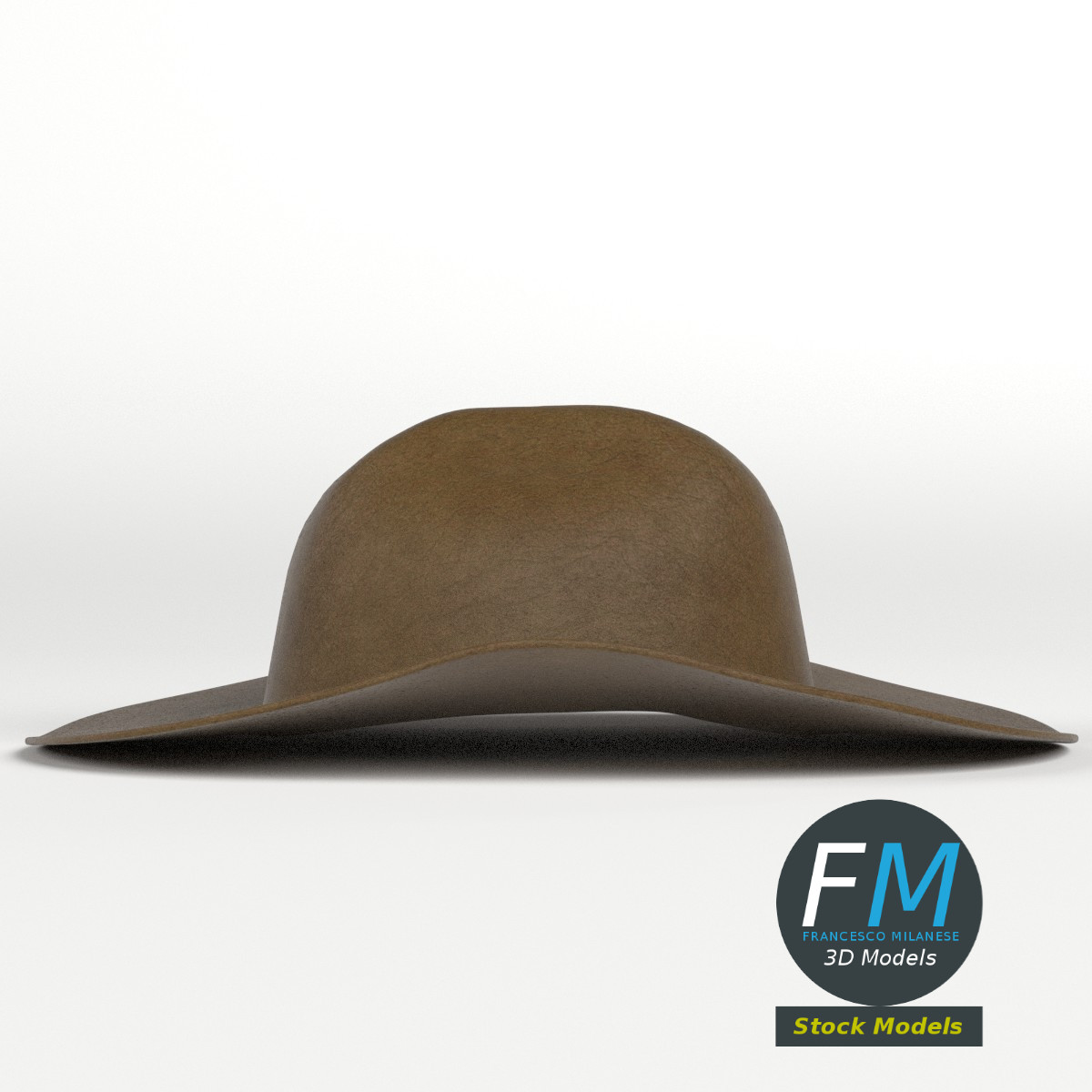 3D-Modell - Cowboyhut - 04