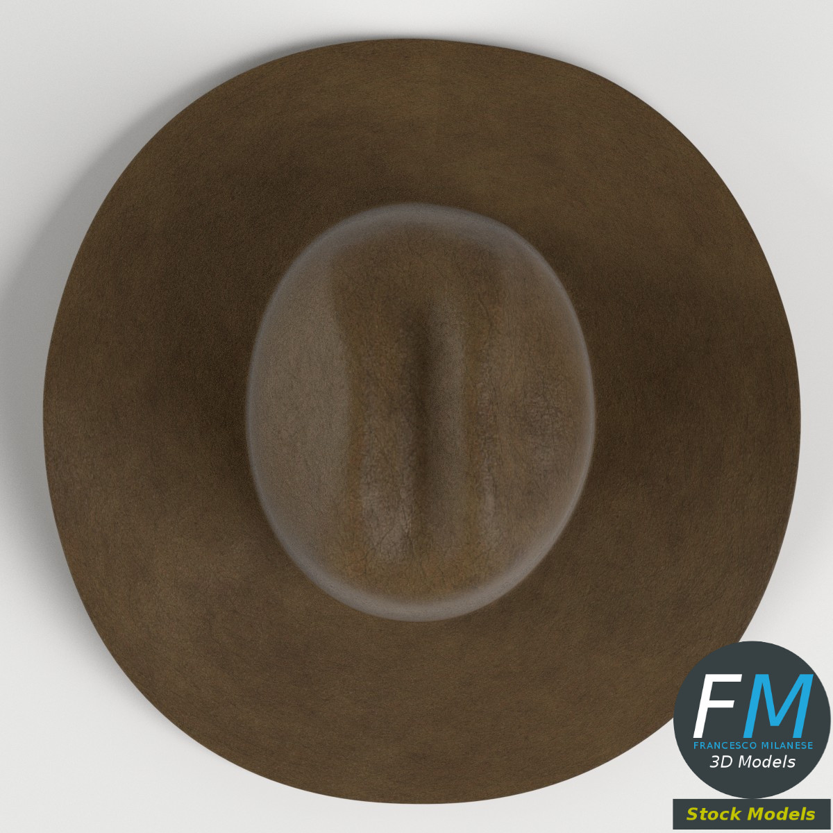 3D-Modell - Cowboyhut - 06