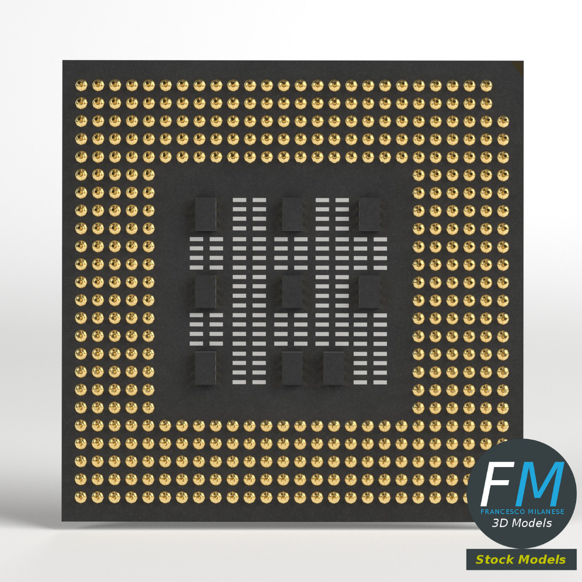 3D-Modell - CPU - 03