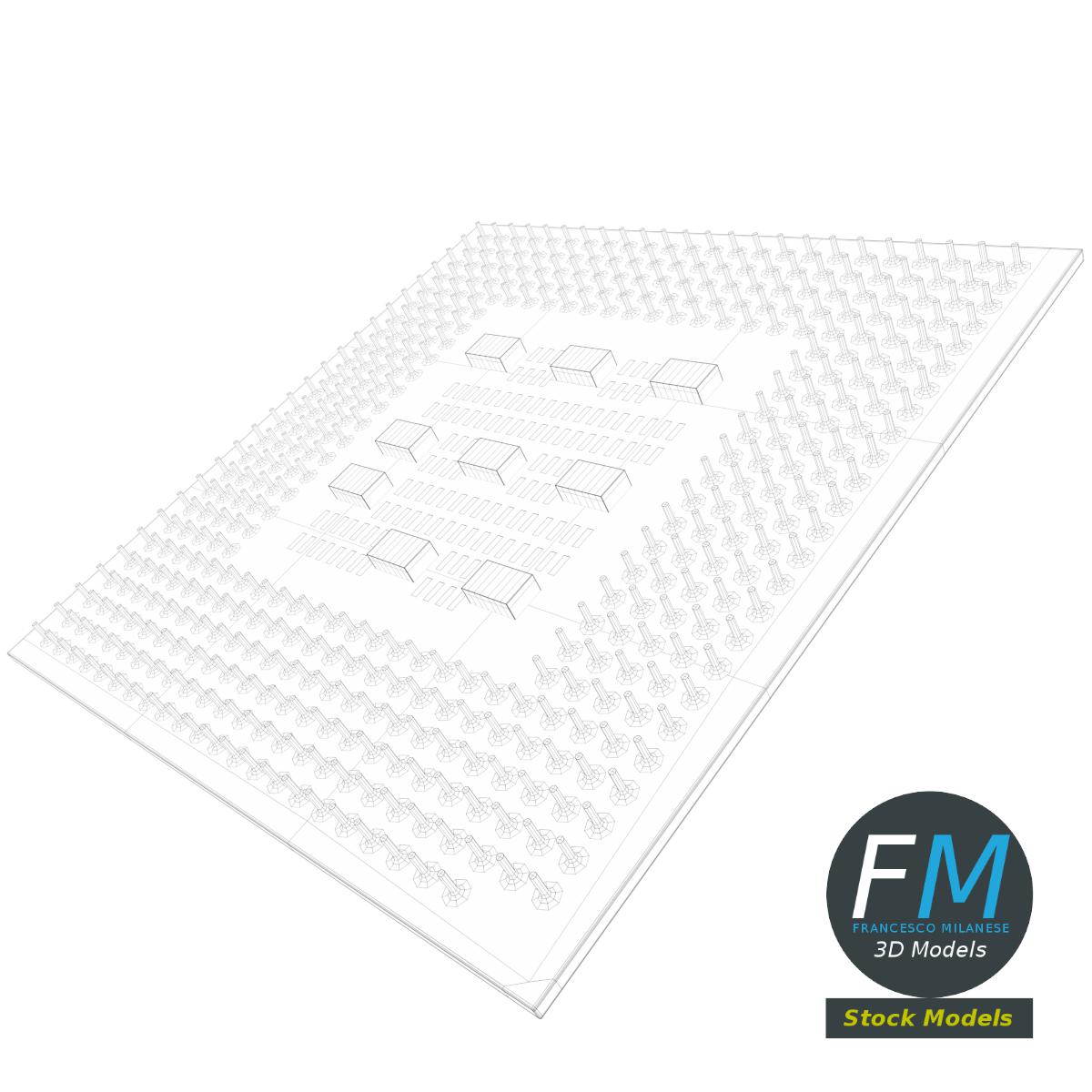 3D-Modell - CPU - 07