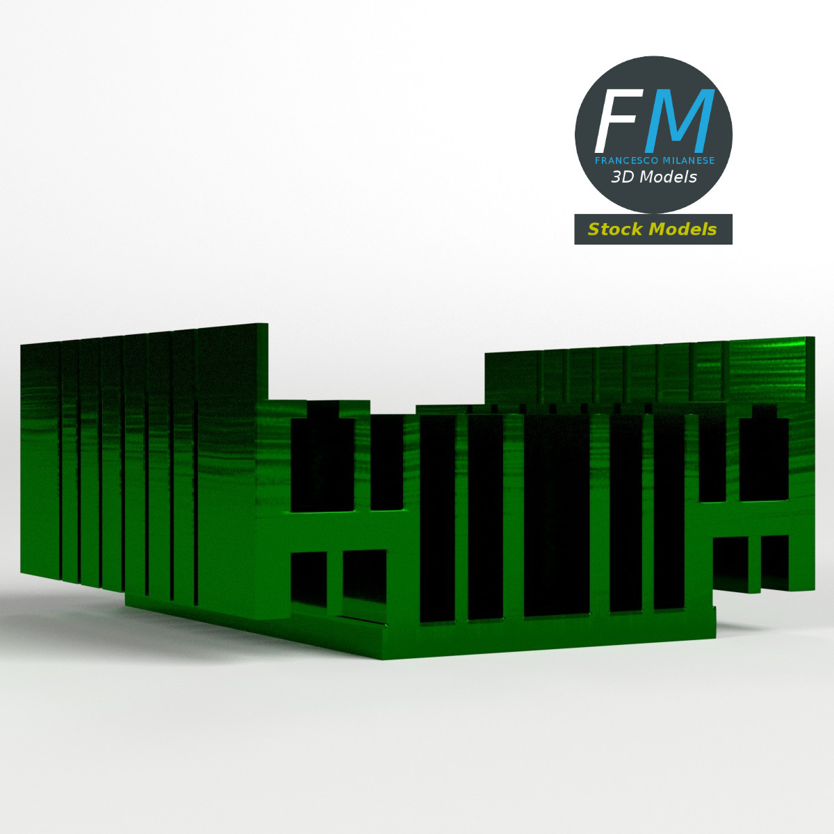 3D-Modell - CPU-Kühlkörper - 03