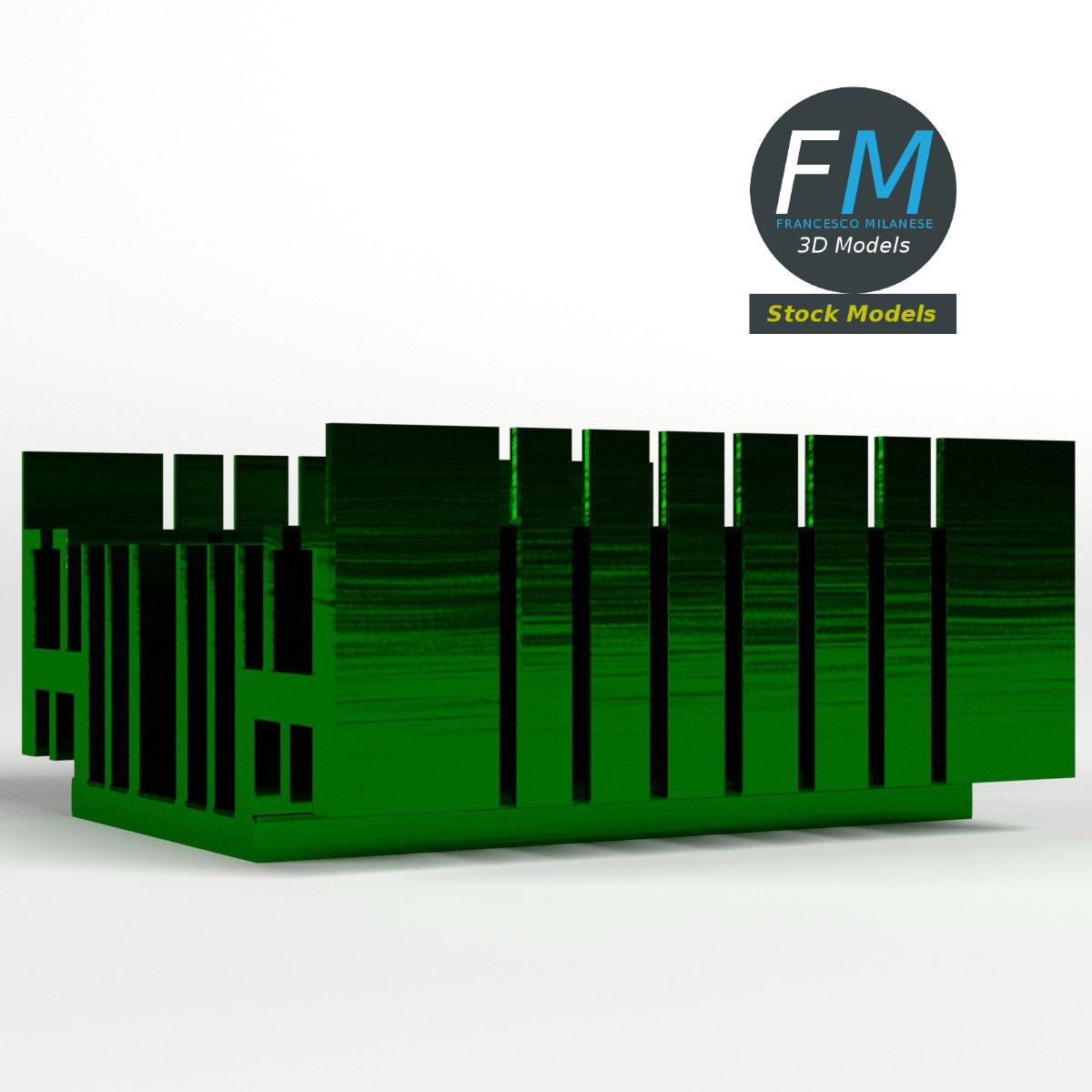 3D-Modell - CPU-Kühlkörper - 04