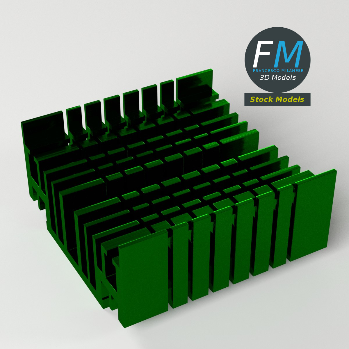 3D-Modell - CPU-Kühlkörper - 05