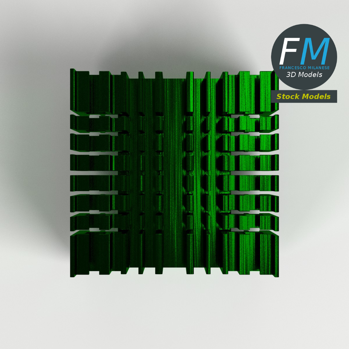 3D-Modell - CPU-Kühlkörper - 06