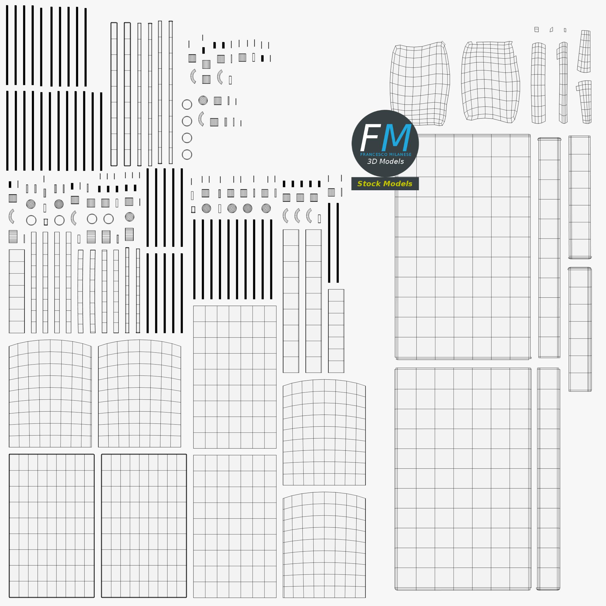 3D-Modell - Babybett - 11 3D-Modell - Babybett - 11