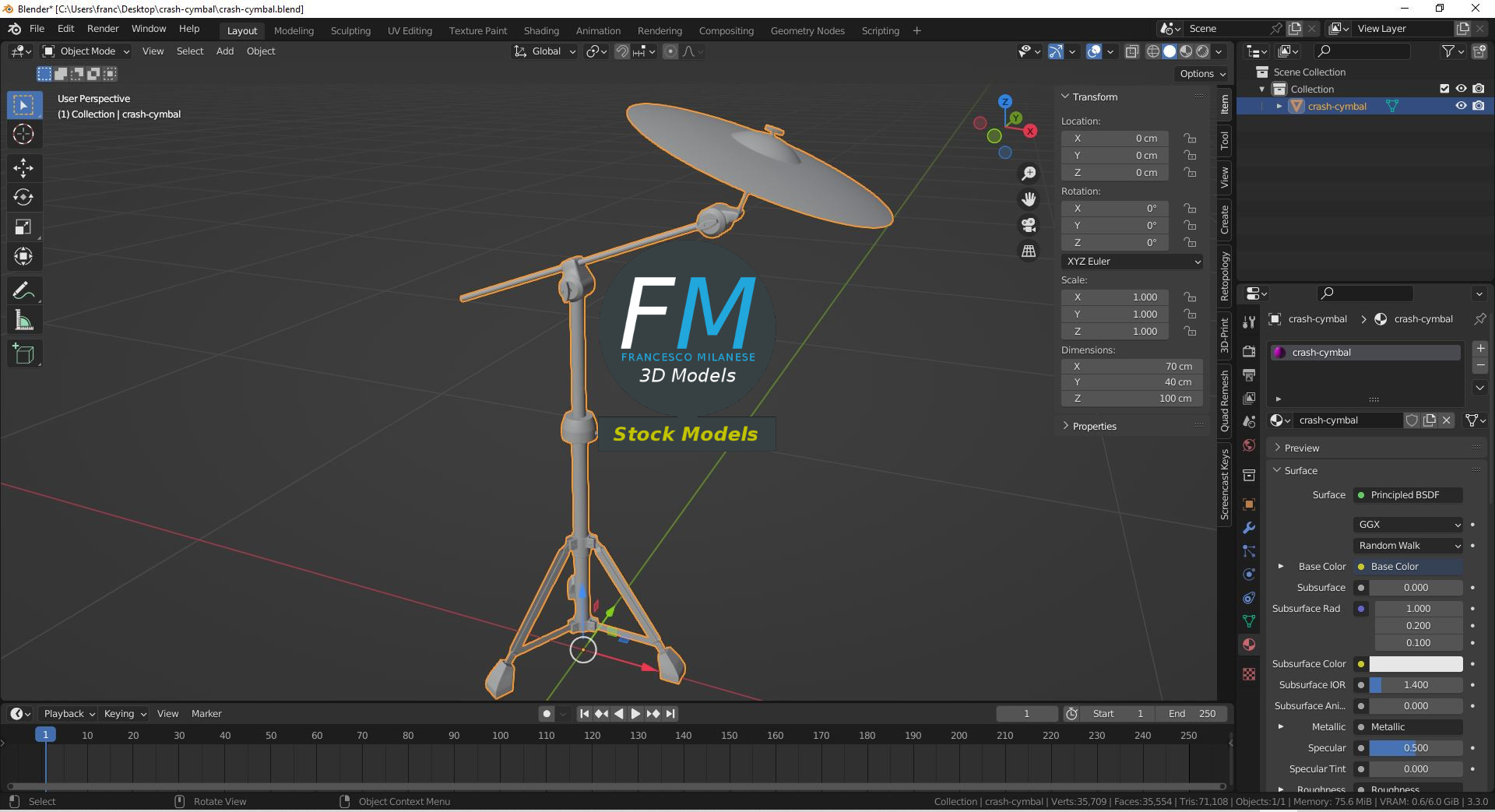 3D-Modell - Crashbecken - 09
