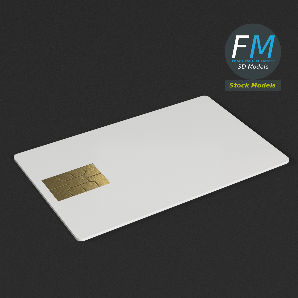 3D-Modell - Kreditkarten-Mockup - 01