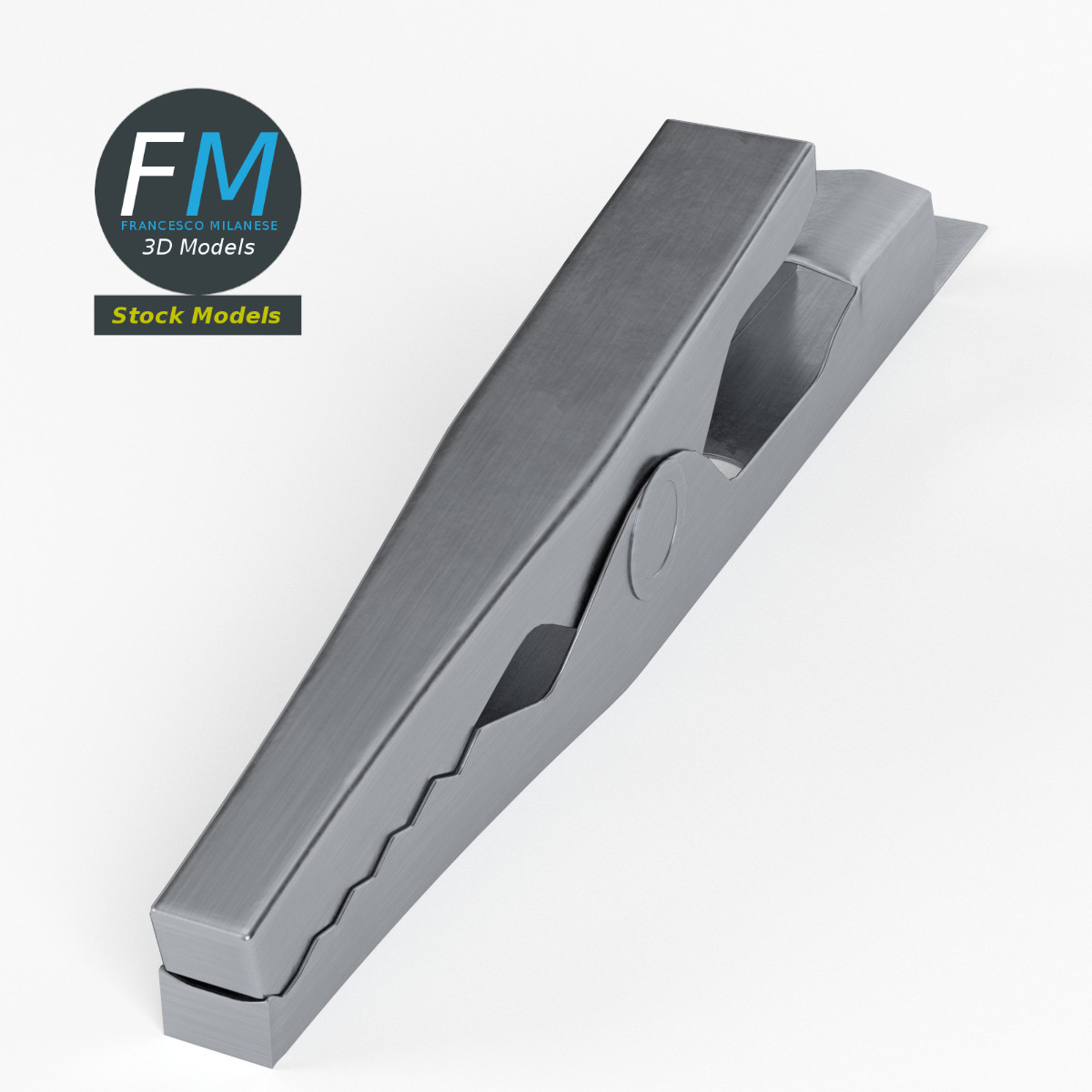 3D-Modell - Krokodilklemme - 02