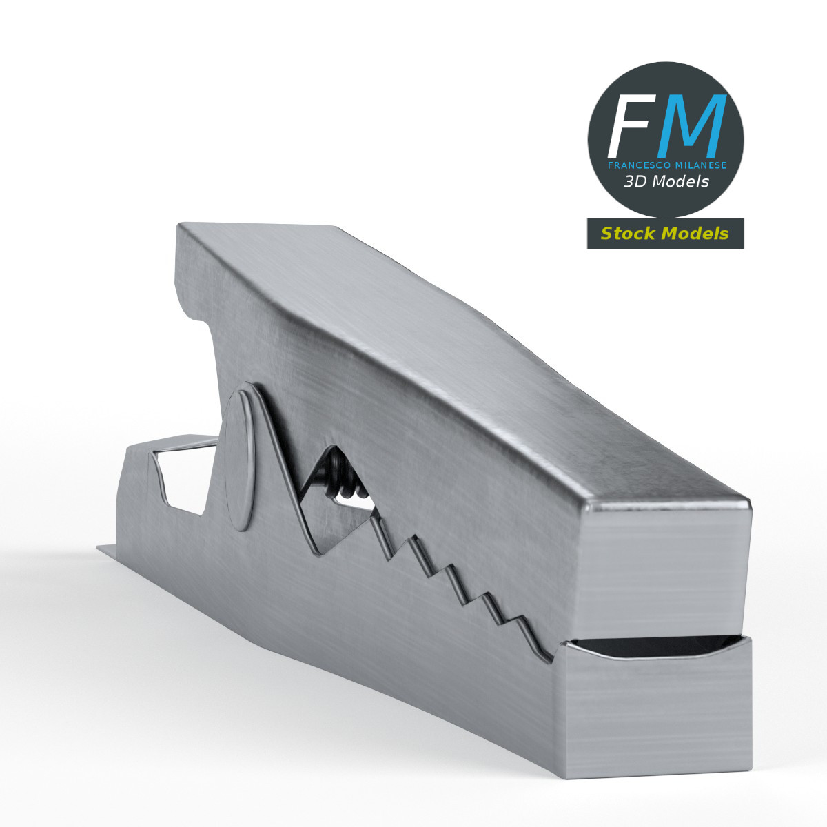 3D-Modell - Krokodilklemme - 03
