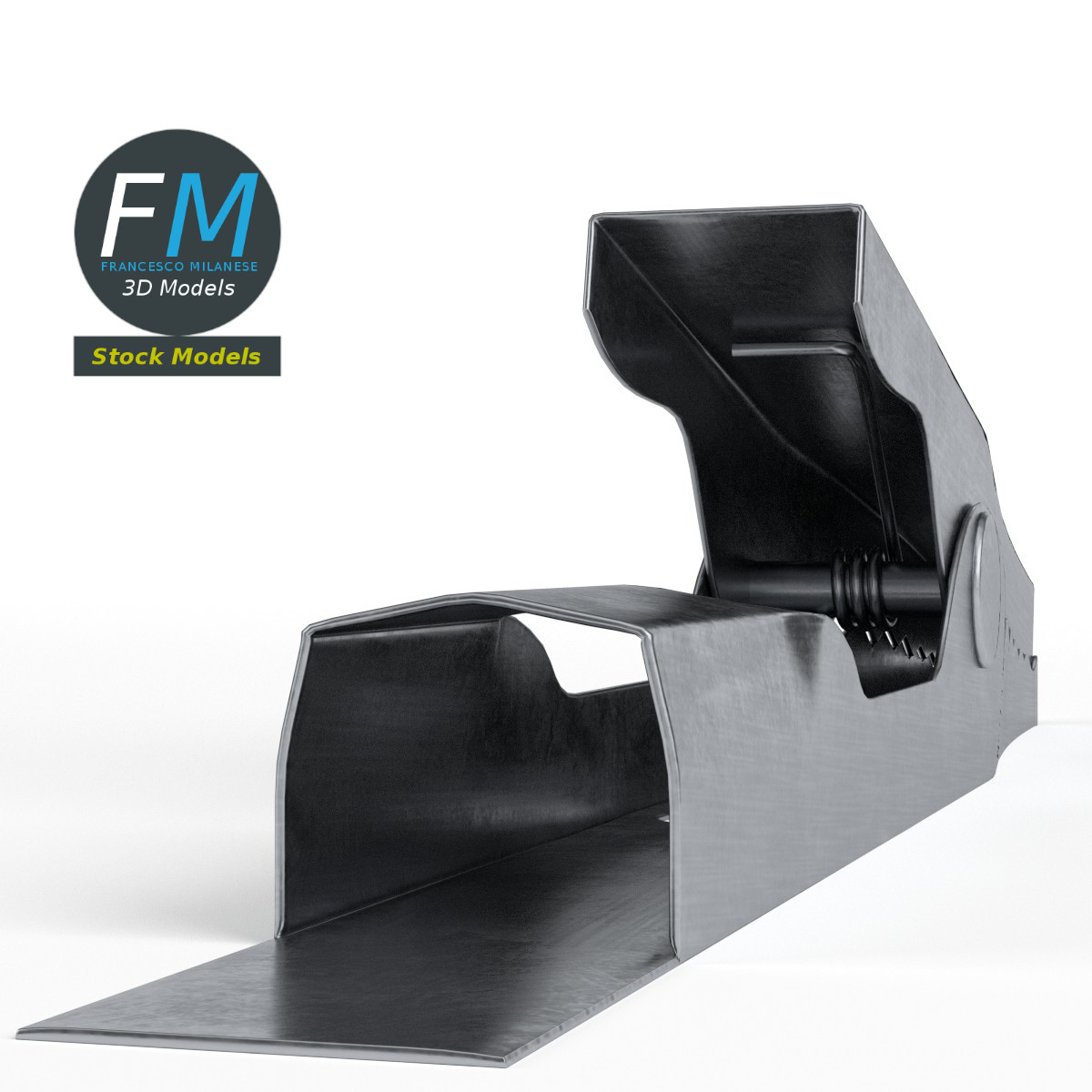 3D-Modell - Krokodilklemme - 04