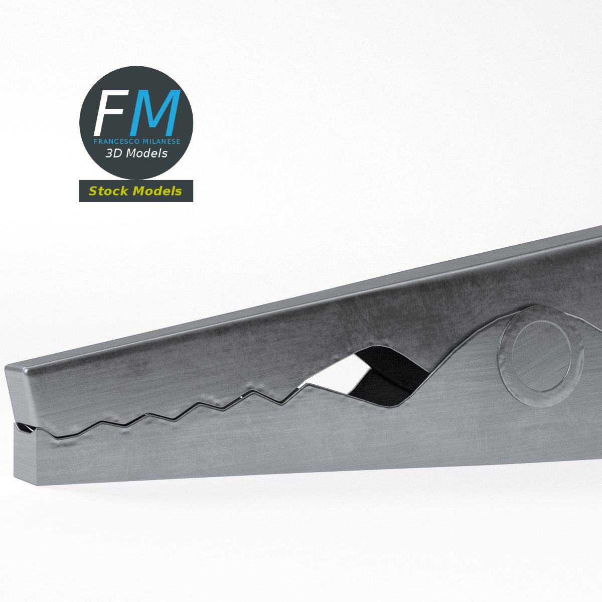 3D-Modell - Krokodilklemme - 05