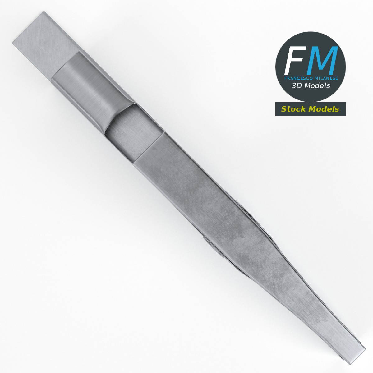 3D-Modell - Krokodilklemme - 06