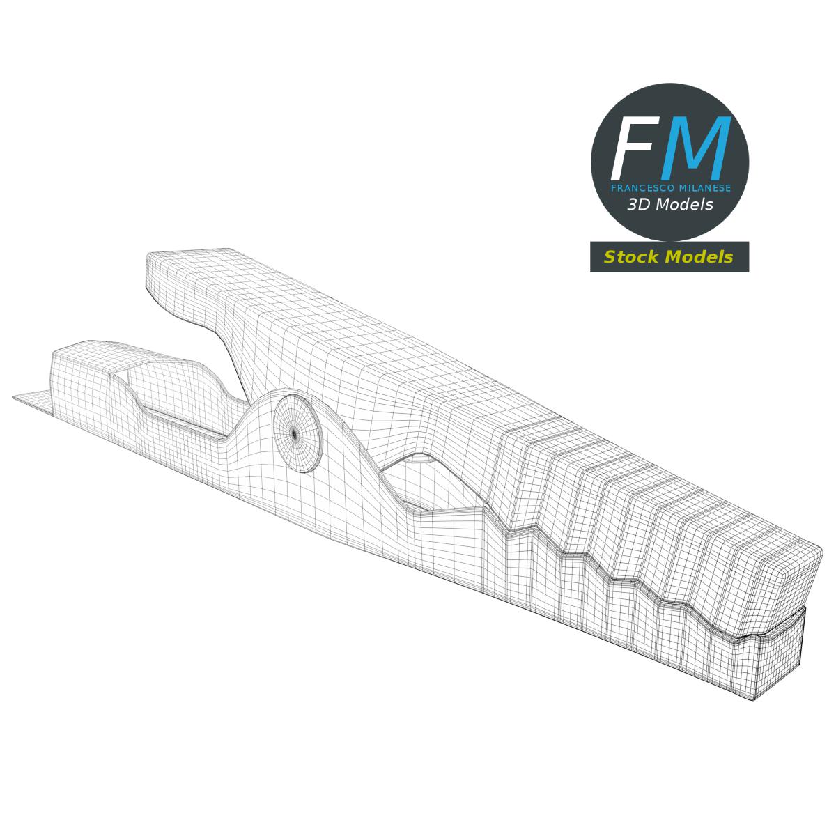 3D-Modell - Krokodilklemme - 07