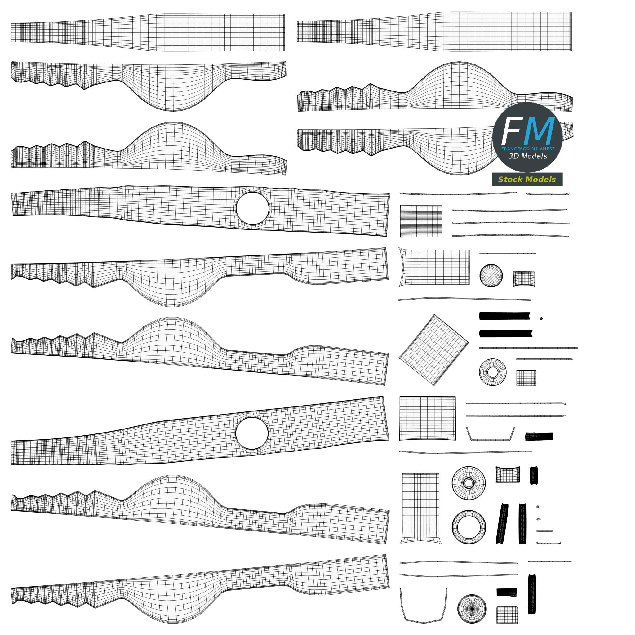 3D-Modell - Krokodilklemme - 11 3D-Modell - Krokodilklemme - 11