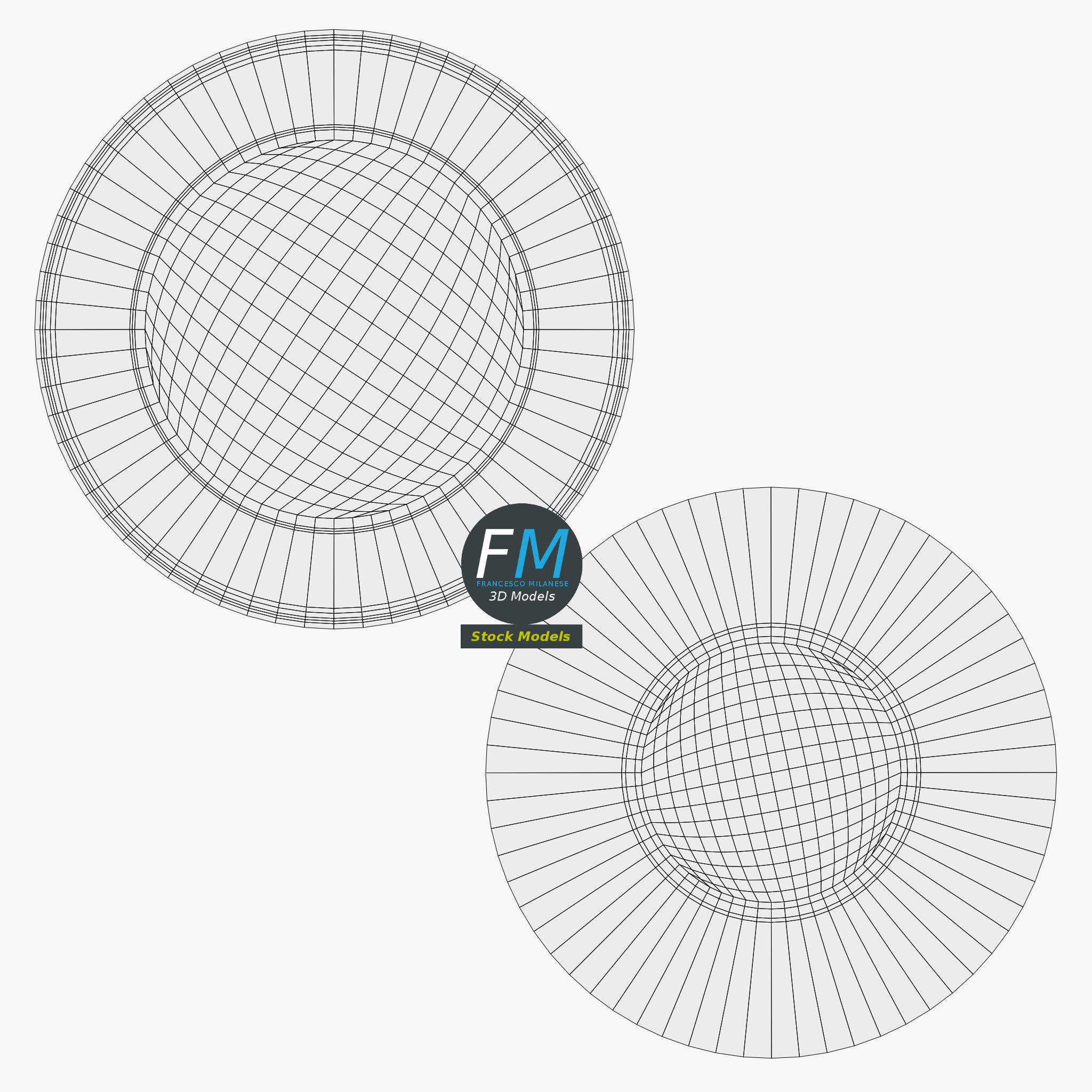 3D-Modell - Croissant mit Hagelzucker - 12 3D-Modell - Croissant mit Hagelzucker - 12
