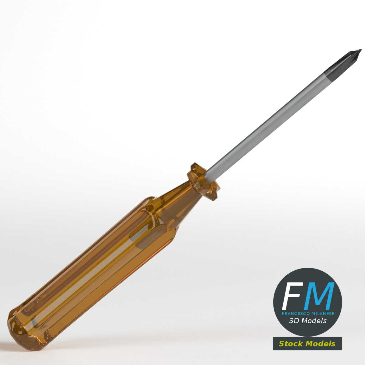 3D-Modell - Kreuzschlitzschraubendreher - 02