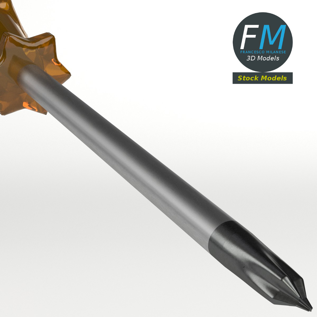 3D-Modell - Kreuzschlitzschraubendreher - 03
